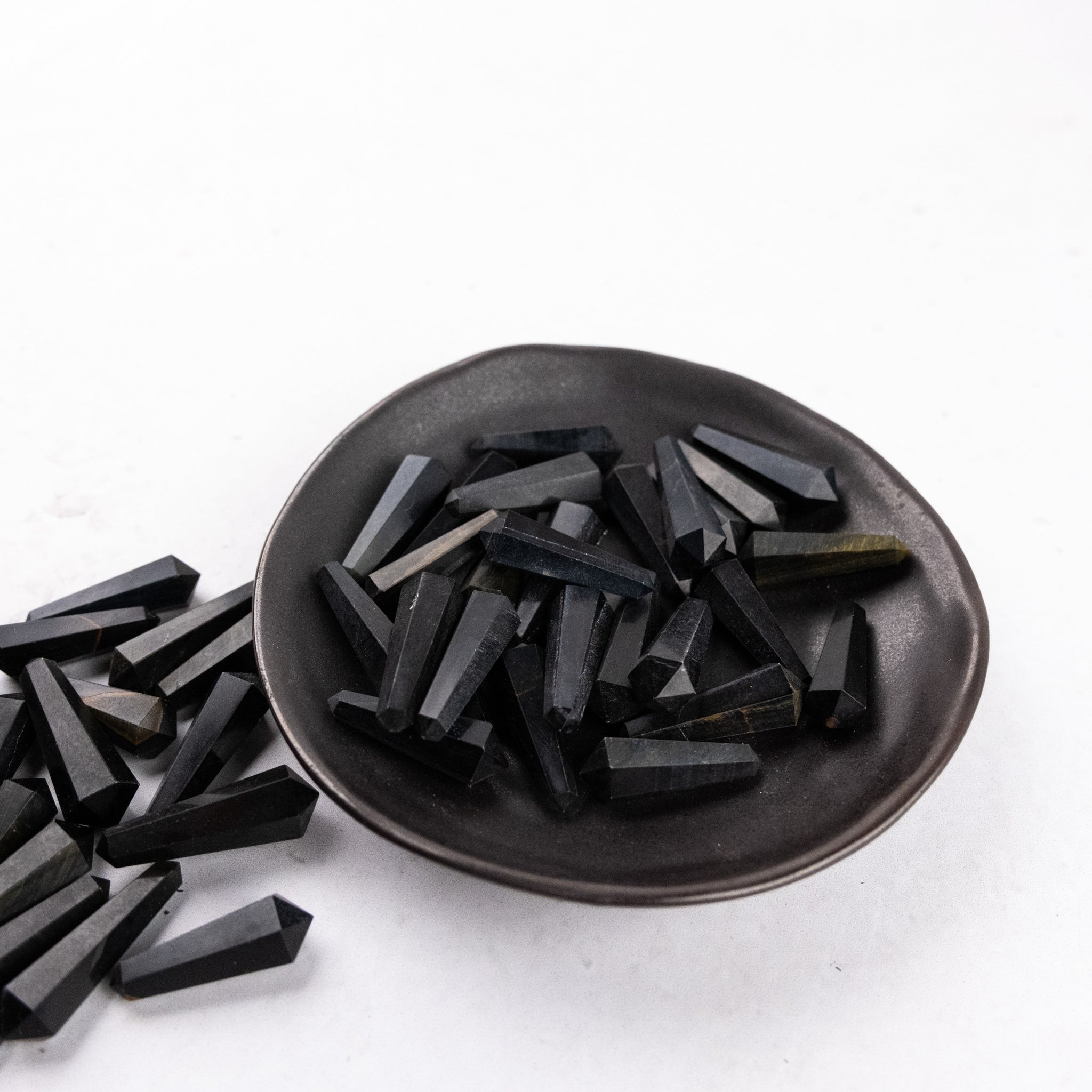 Noctis Studio Blue Tigers Eye Double Gridding Point for carving and detailing on jewelry or sculptures.