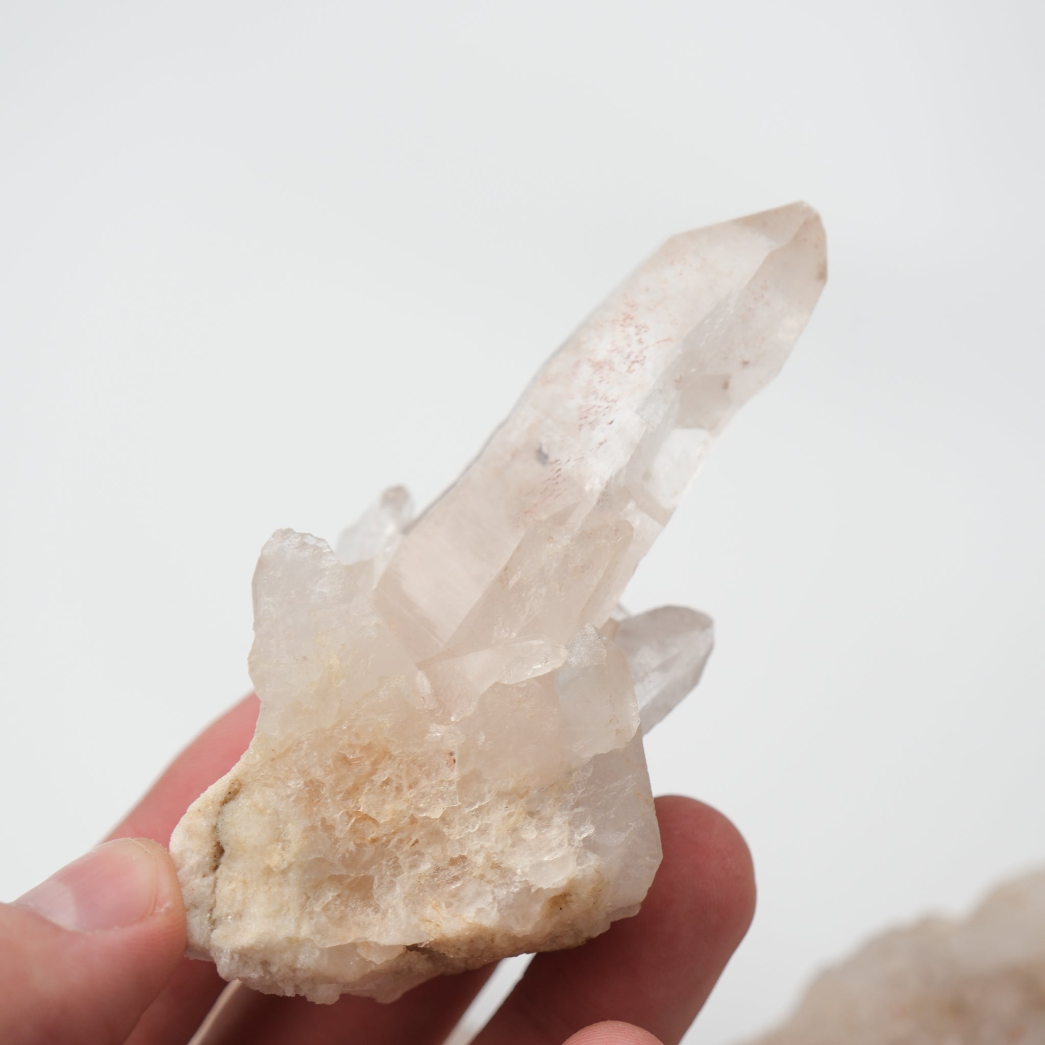 Himalayan Quartz Cluster from Noctis Studio showing clear, crystalline quartz formations with natural rough texture.