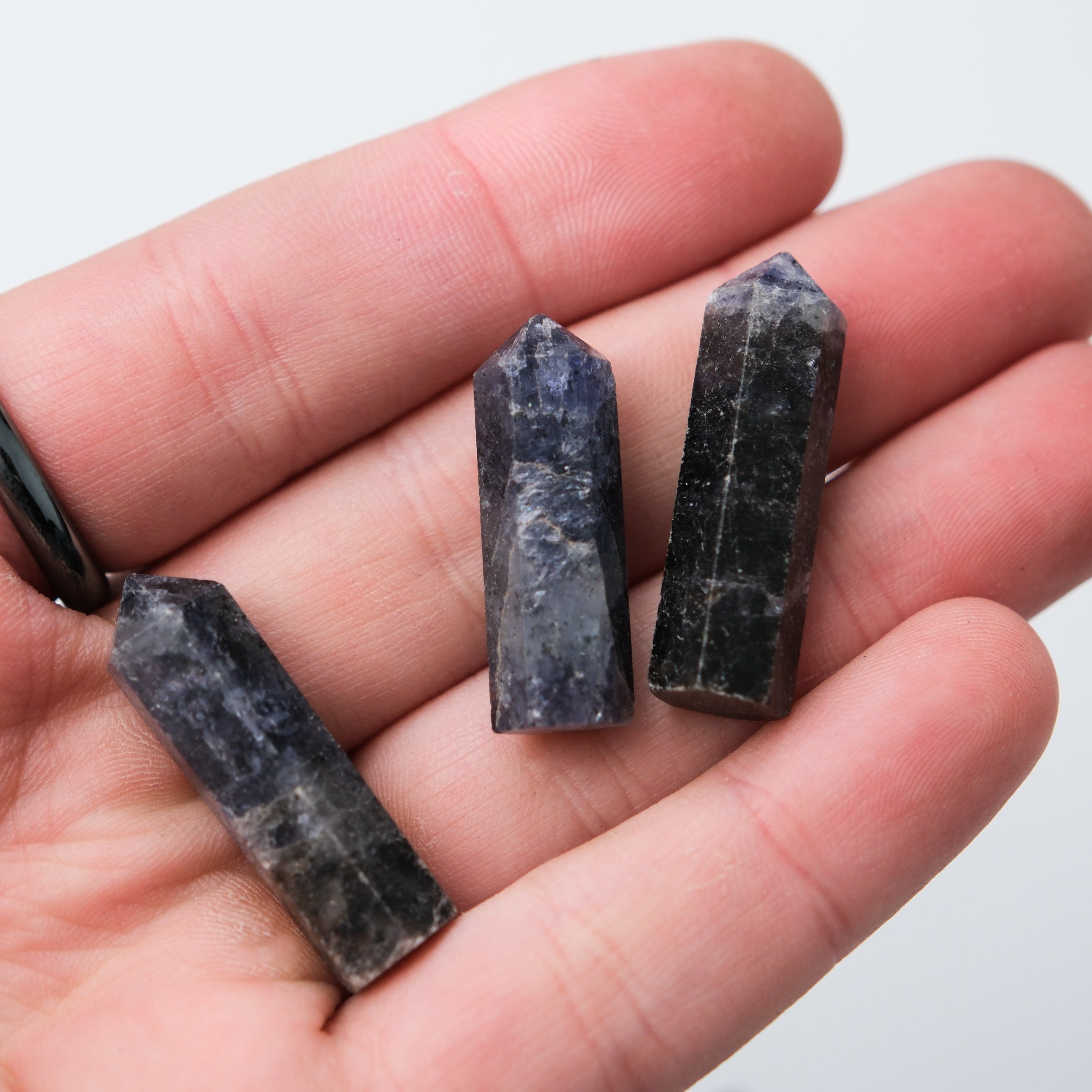 Iolite single gridding point from Noctis Studio, featuring a detailed metal tip used for precise glasswork or jewelry making.