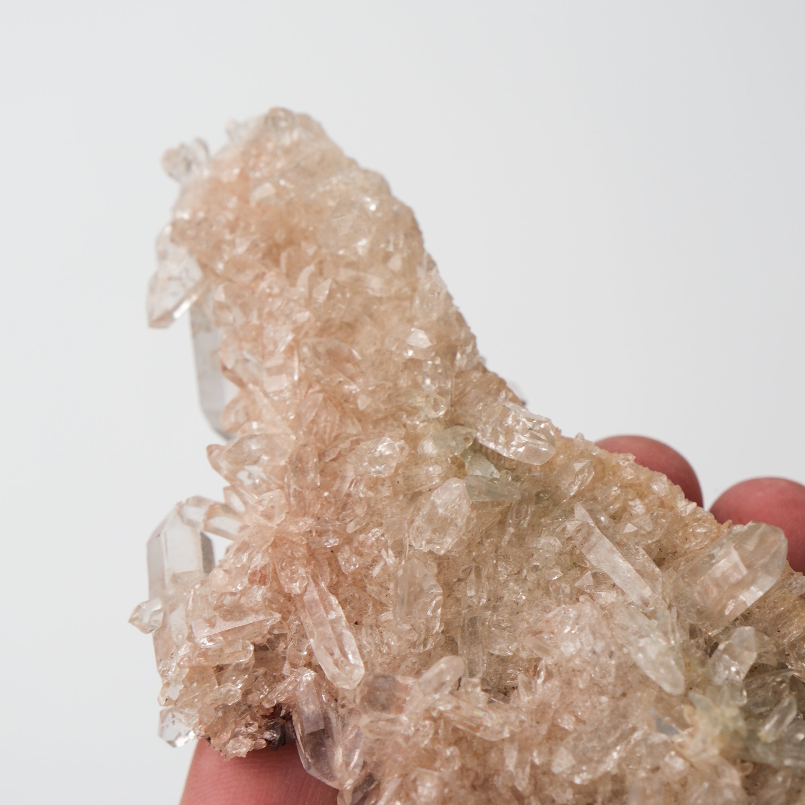 Himalayan quartz cluster from Noctis Studio showing clear, crystalline quartz formations with natural rough texture.