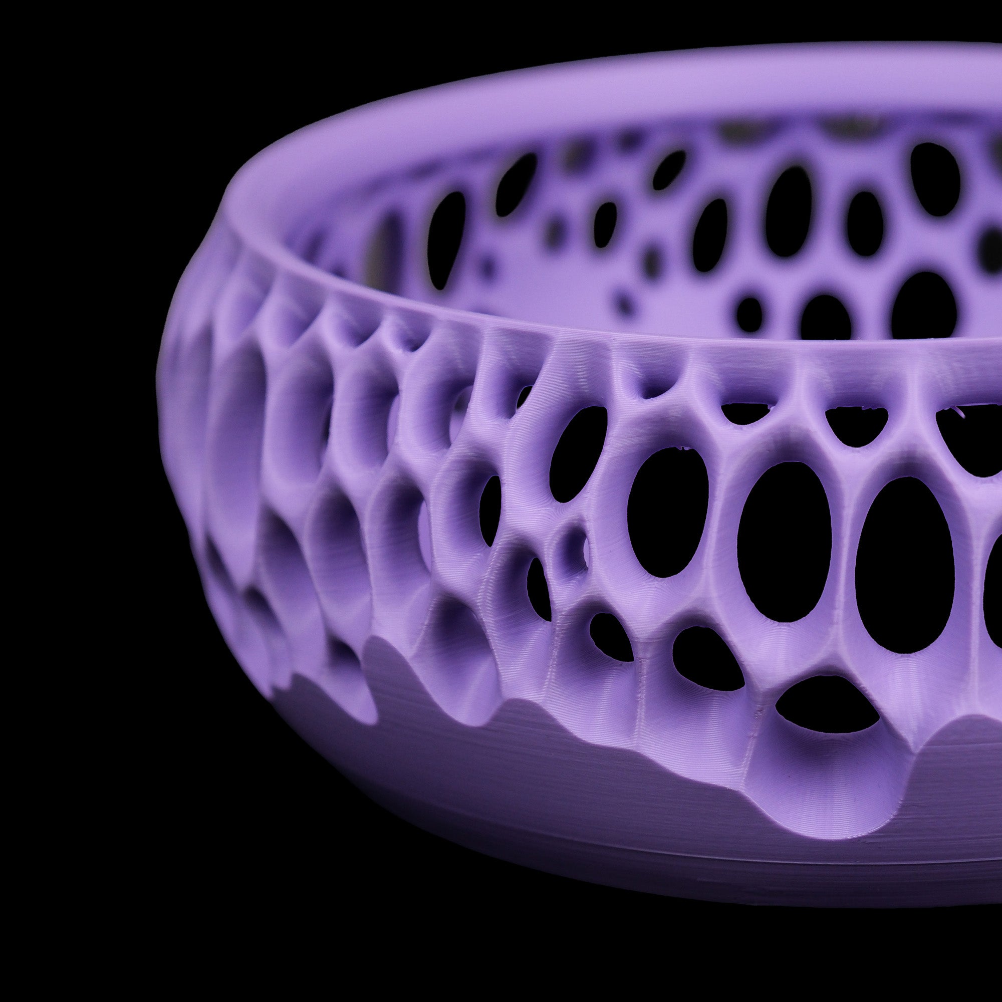 Modern Machine lattice bowl featuring a geometric design, perfect for serving or decorative use.