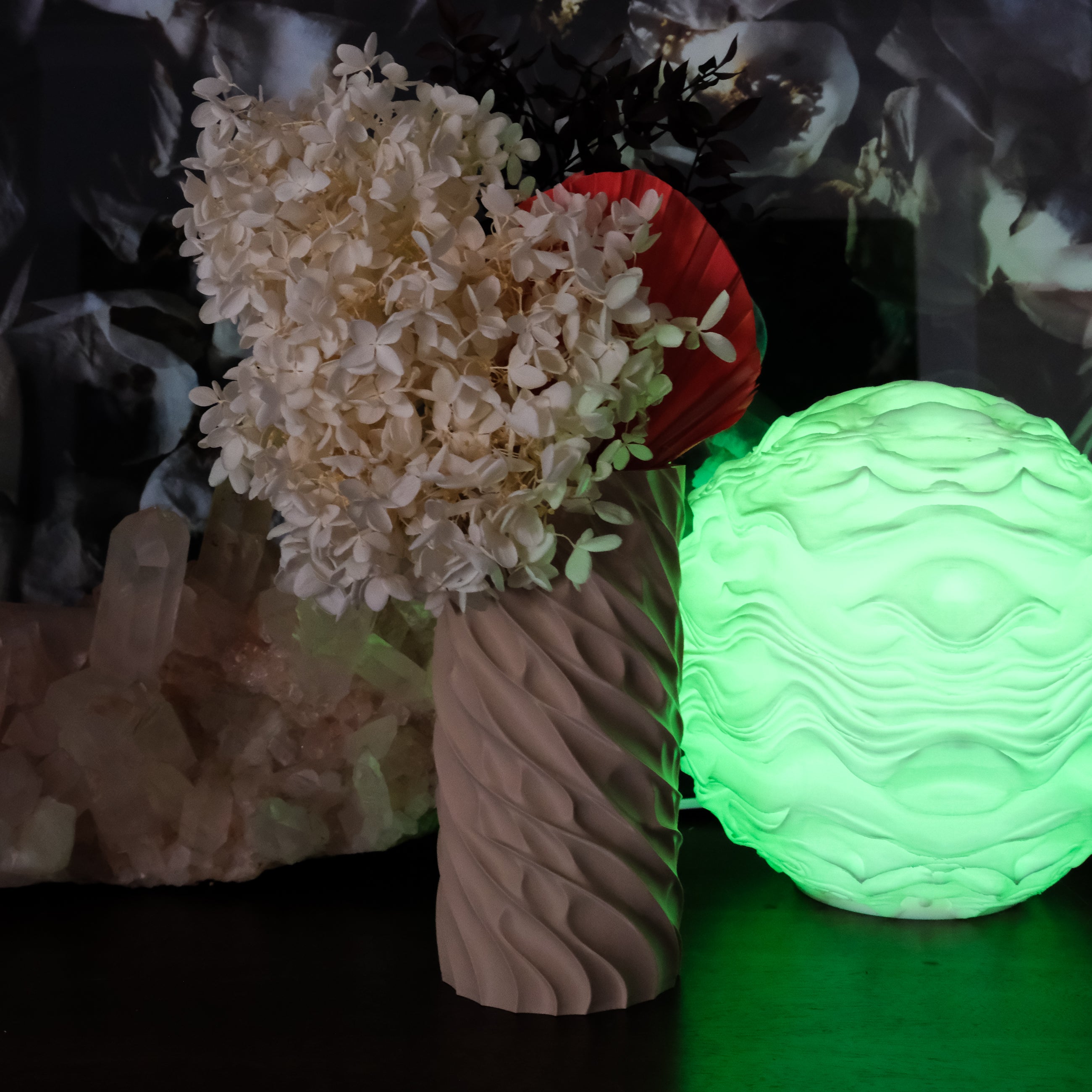 Torsion Column Vase - Noctis Studio Crystal and Stone Perth