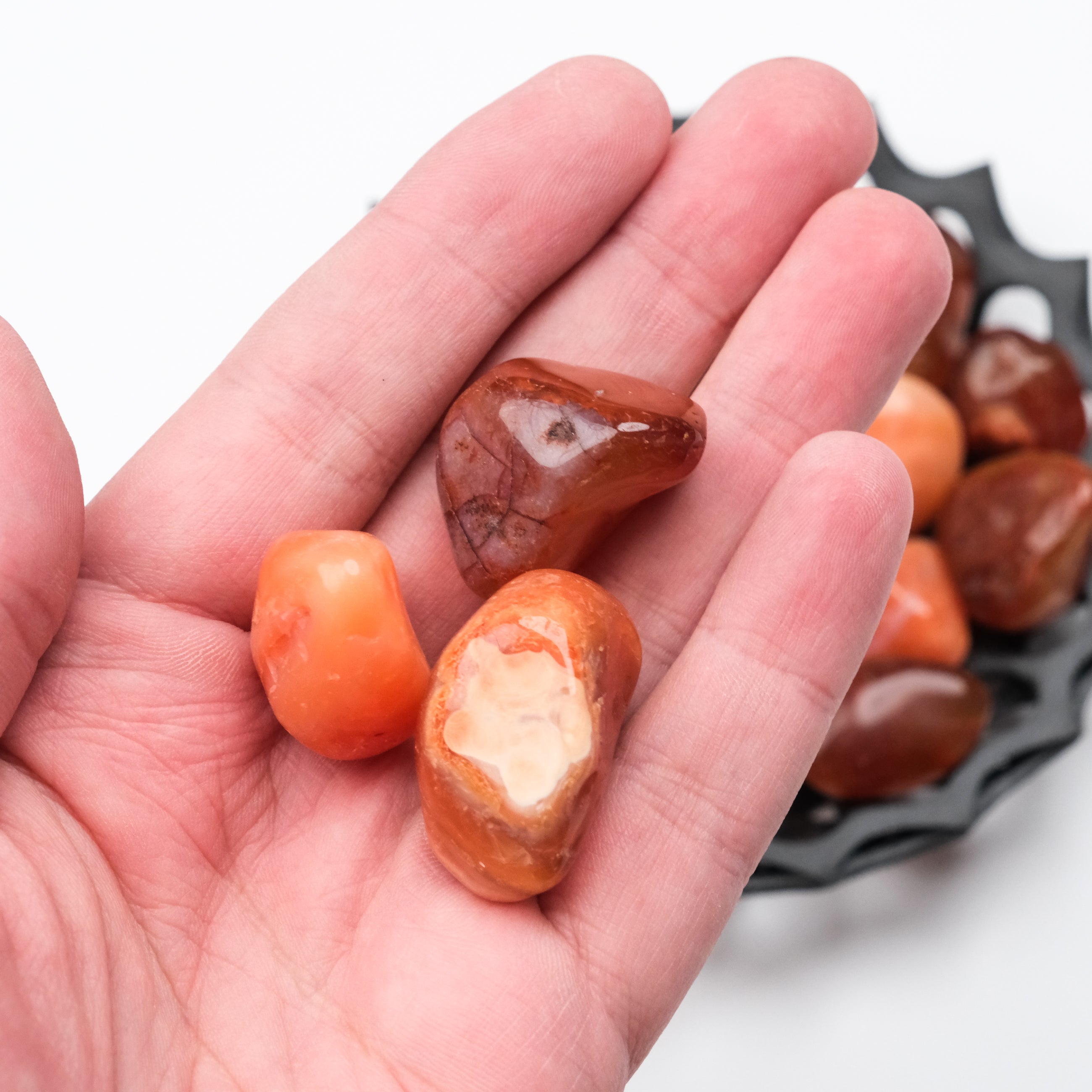 Carnelian Tumble Stone - Noctis Studio Crystal and Stone Perth