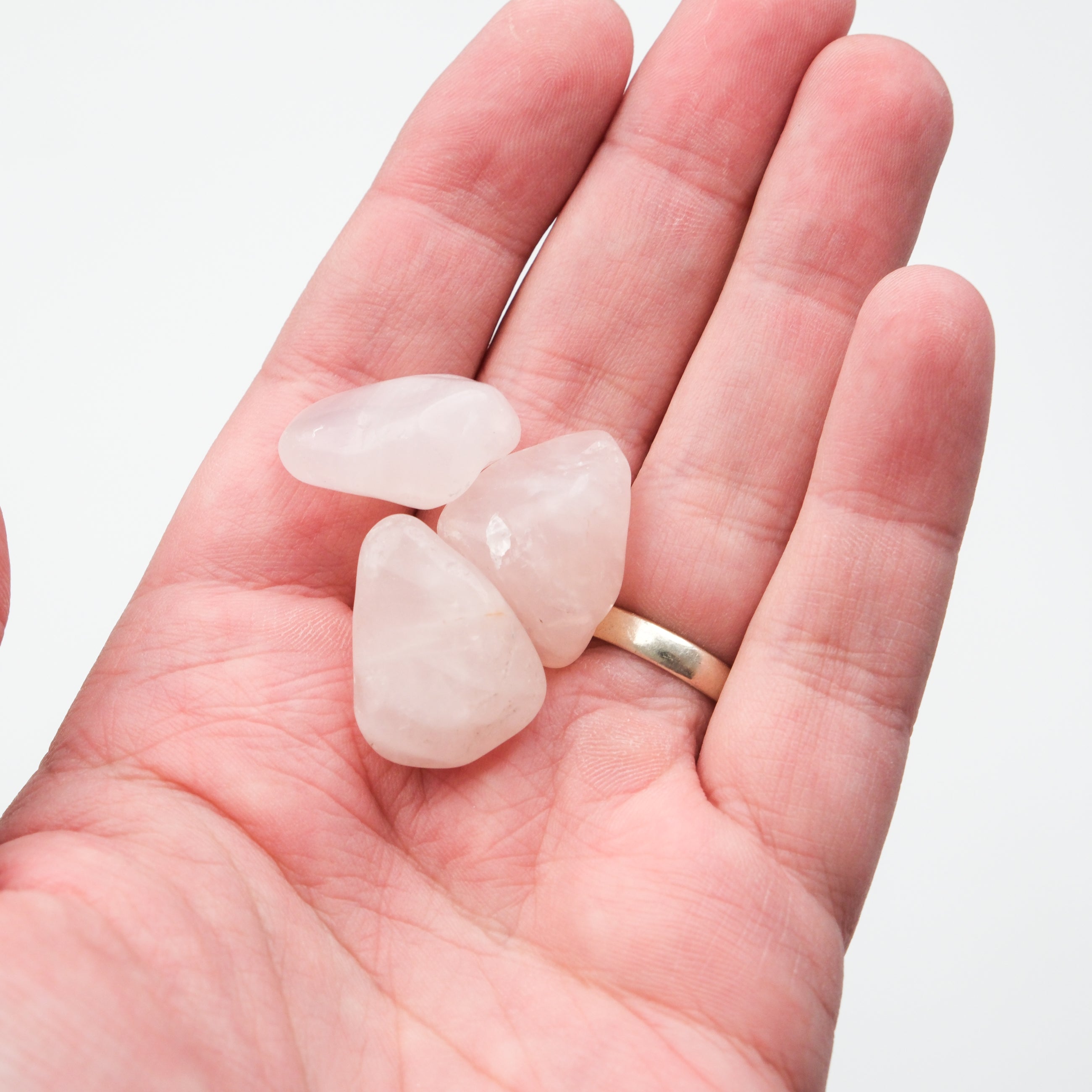 Rose Quartz Tumble Stone - Noctis Studio Crystal and Stone Perth