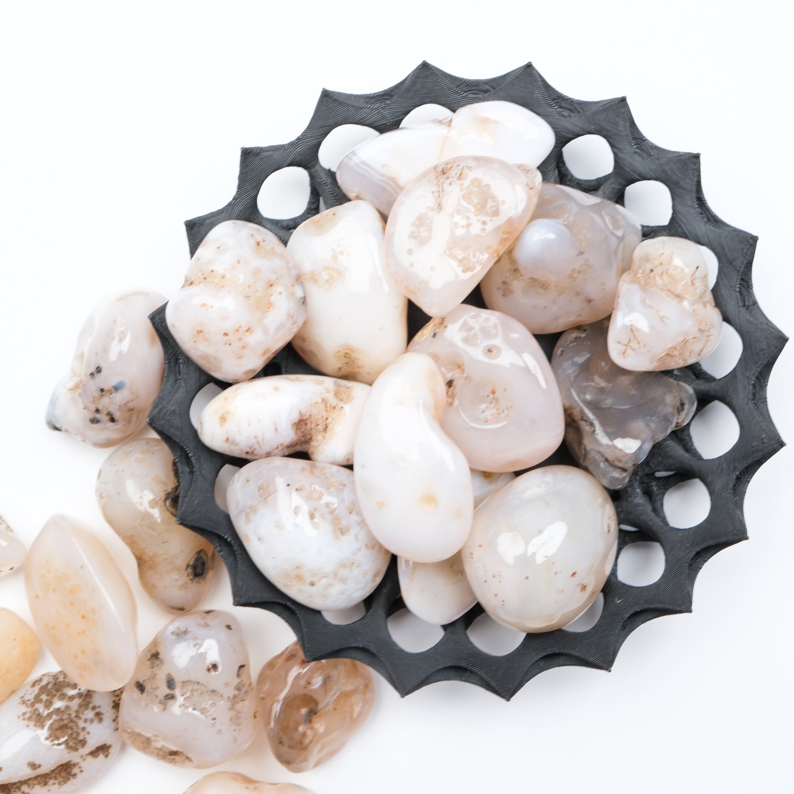 Dendrictic Agate Tumble Stone - Noctis Studio Crystal and Stone Perth
