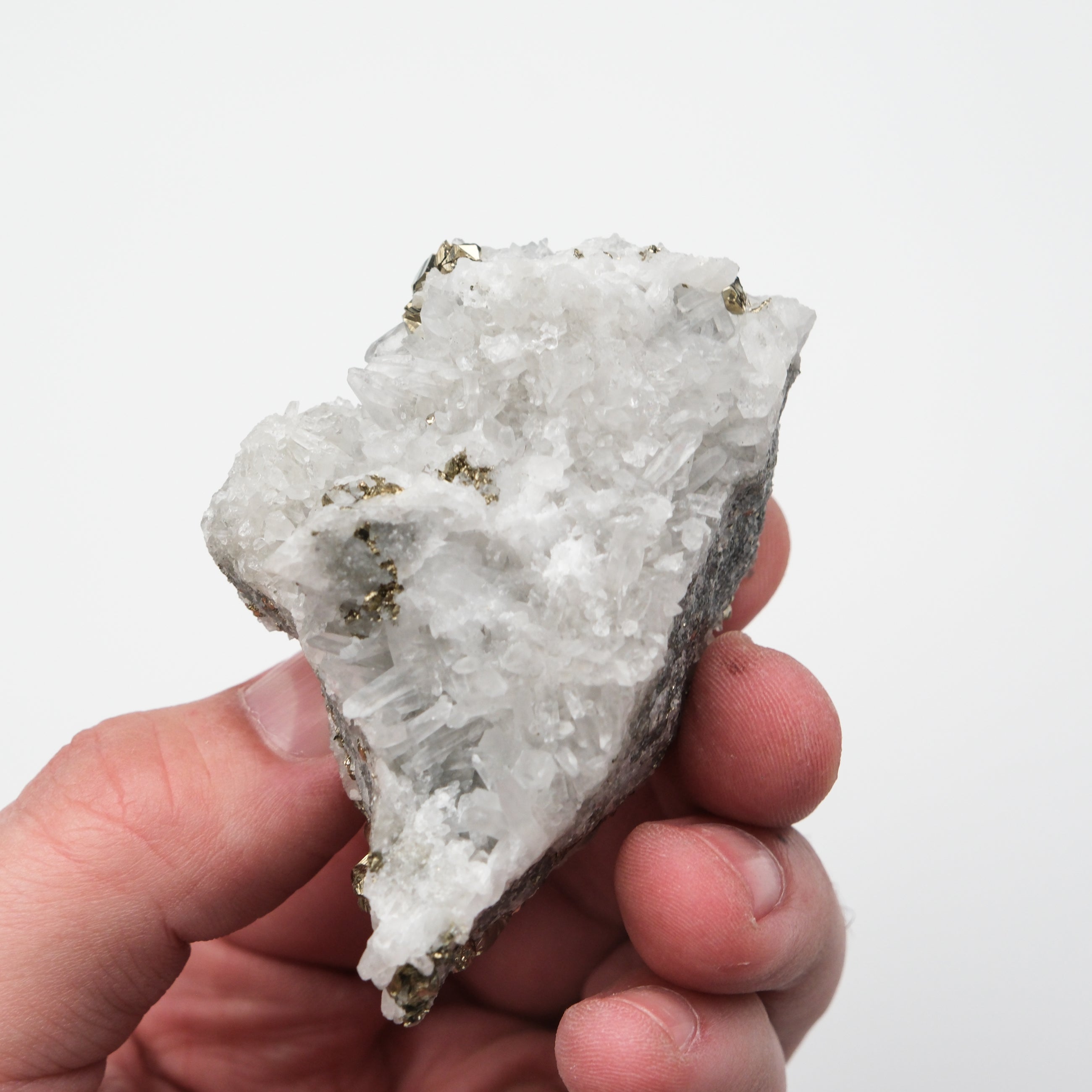 Quartz & Pyrite Cluster - Noctis Studio Crystal and Stone Perth