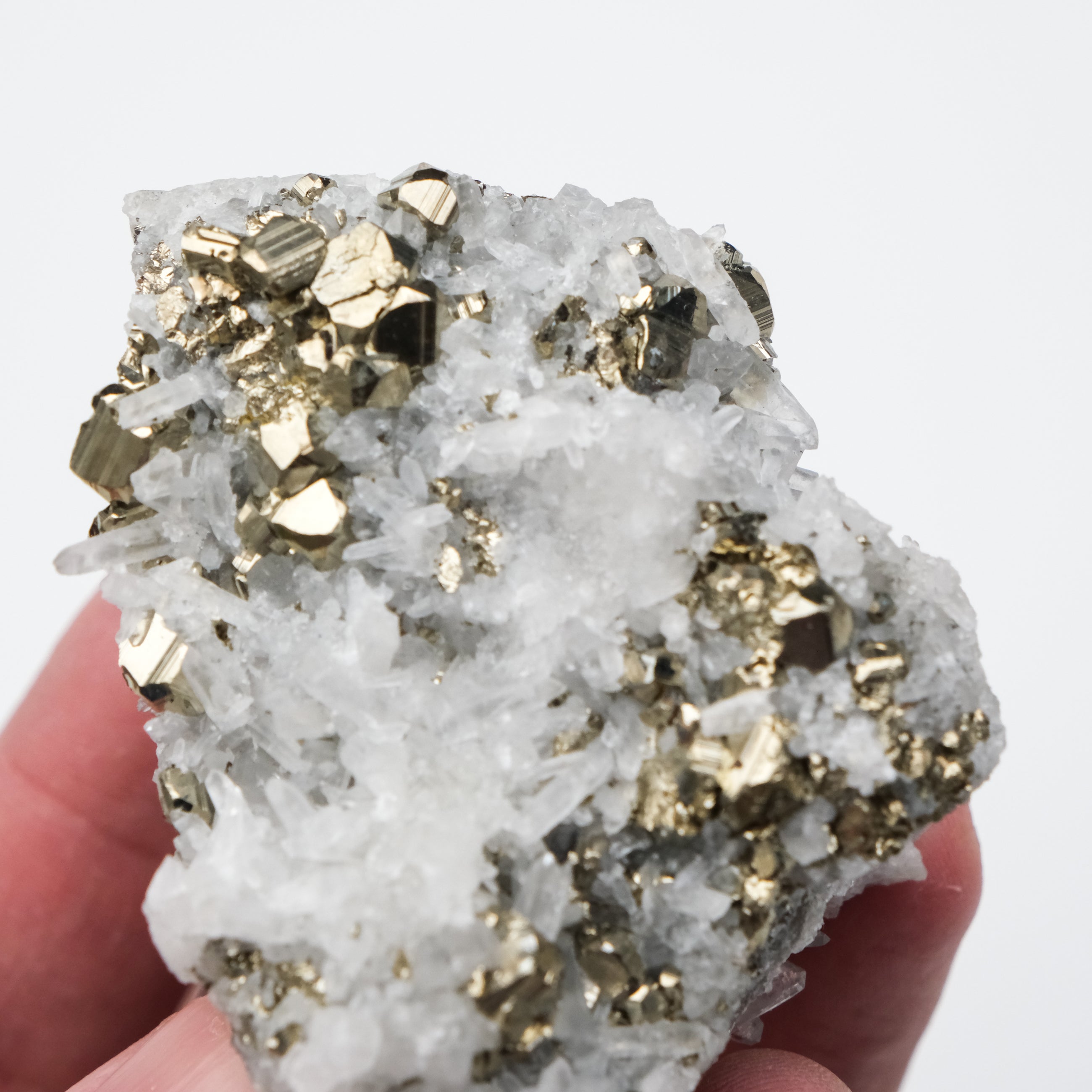 Quartz & Pyrite Cluster - Noctis Studio Crystal and Stone Perth