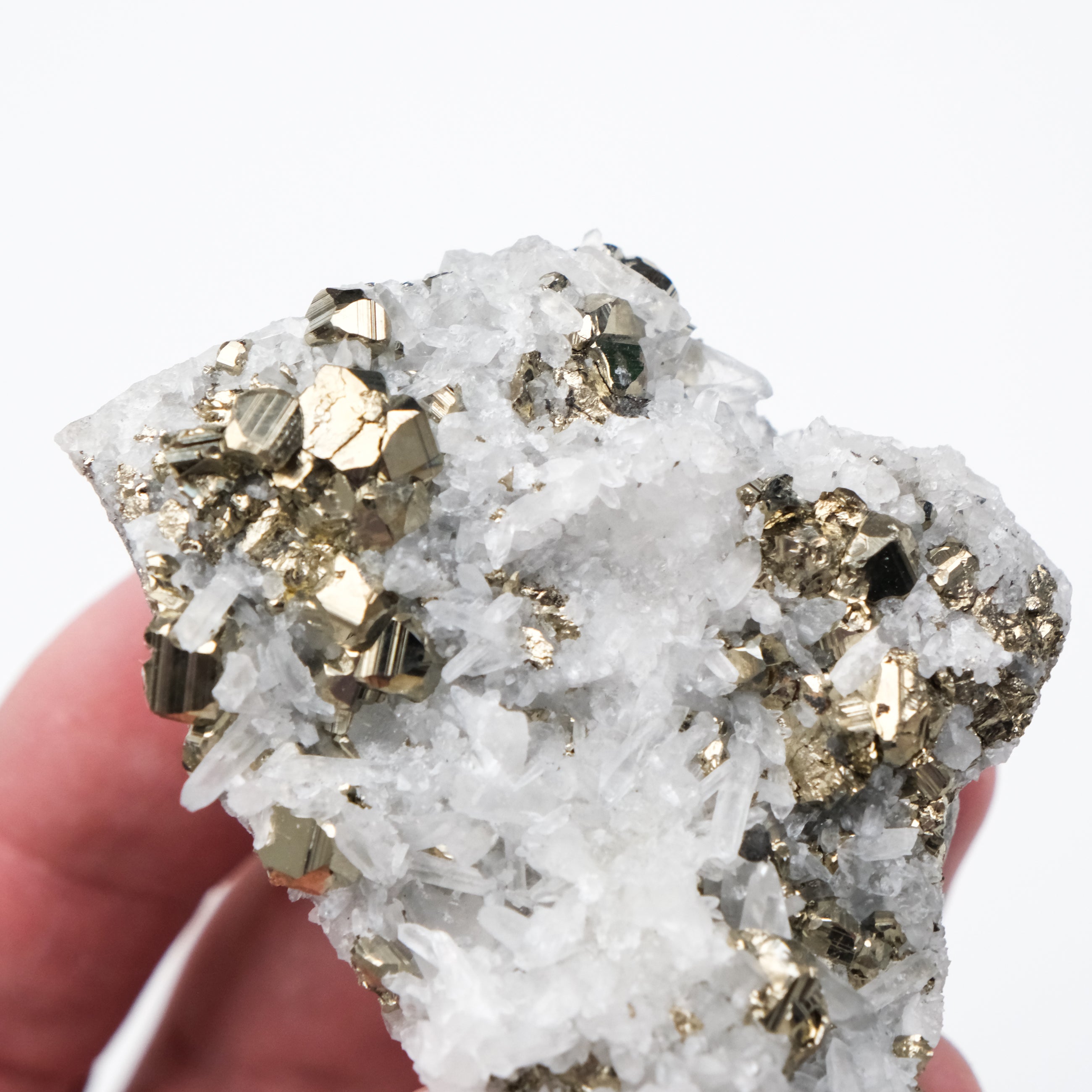Quartz & Pyrite Cluster - Noctis Studio Crystal and Stone Perth