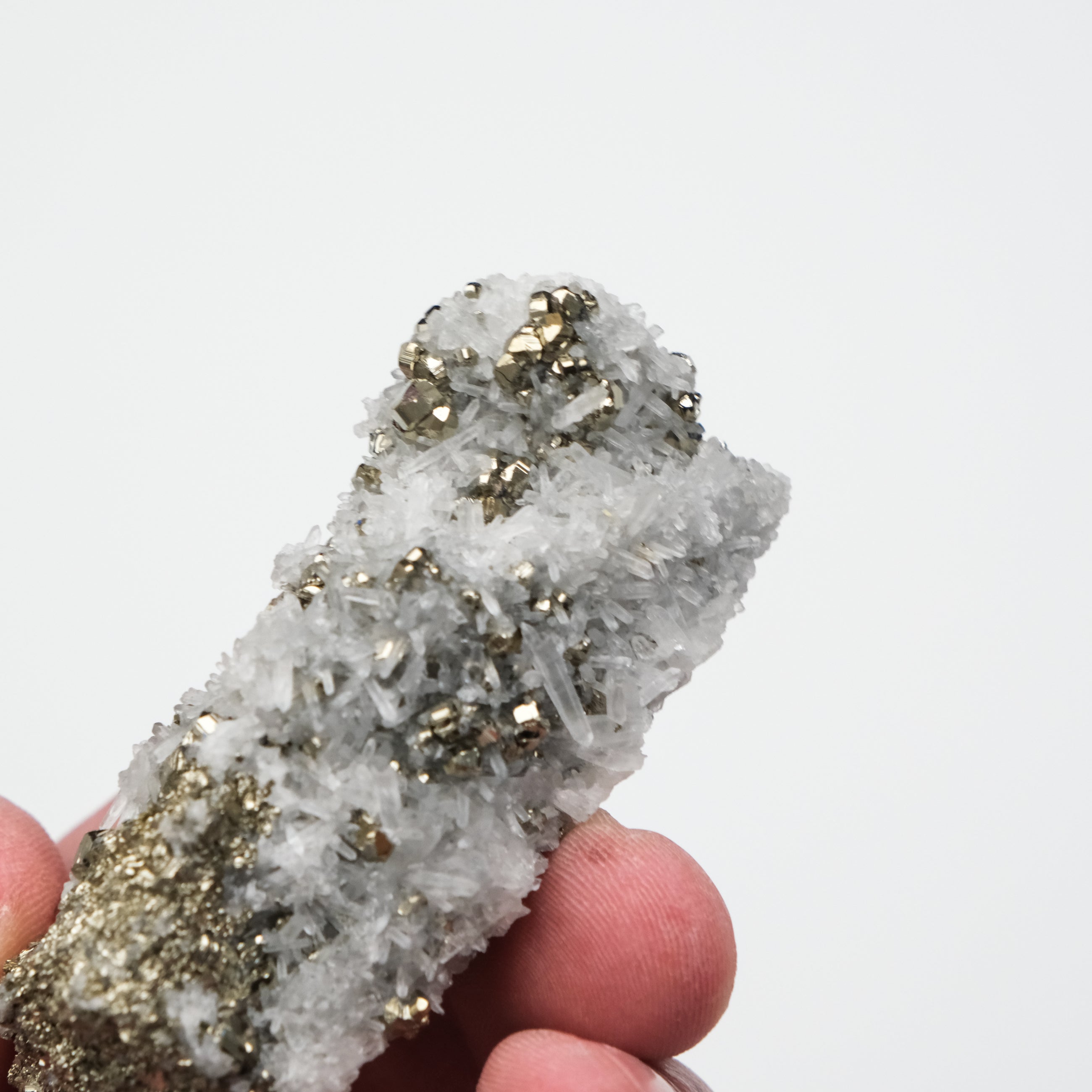 Quartz & Pyrite Cluster - Noctis Studio Crystal and Stone Perth
