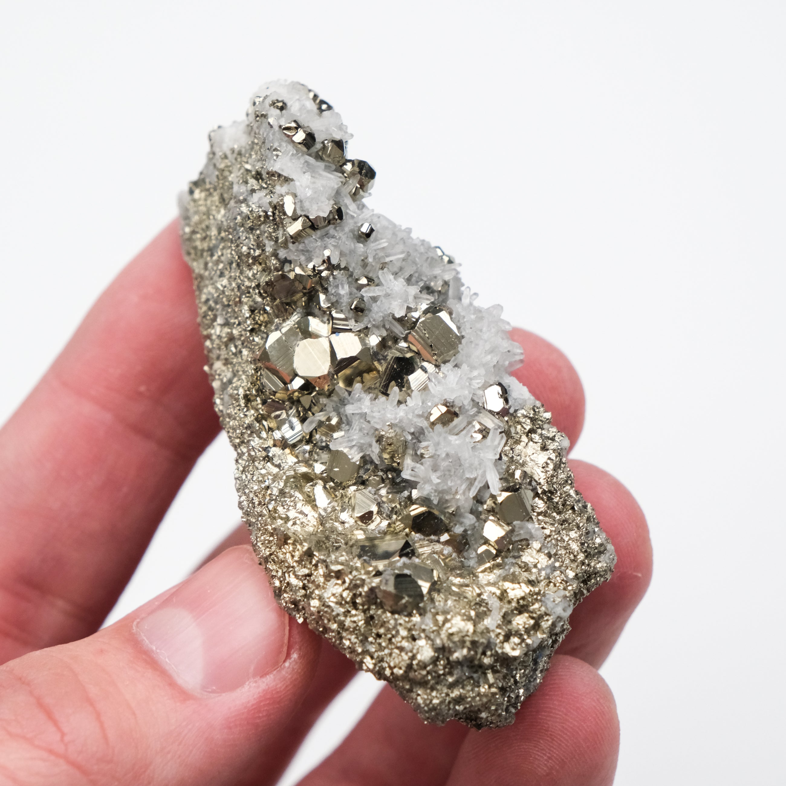 Quartz & Pyrite Cluster - Noctis Studio Crystal and Stone Perth