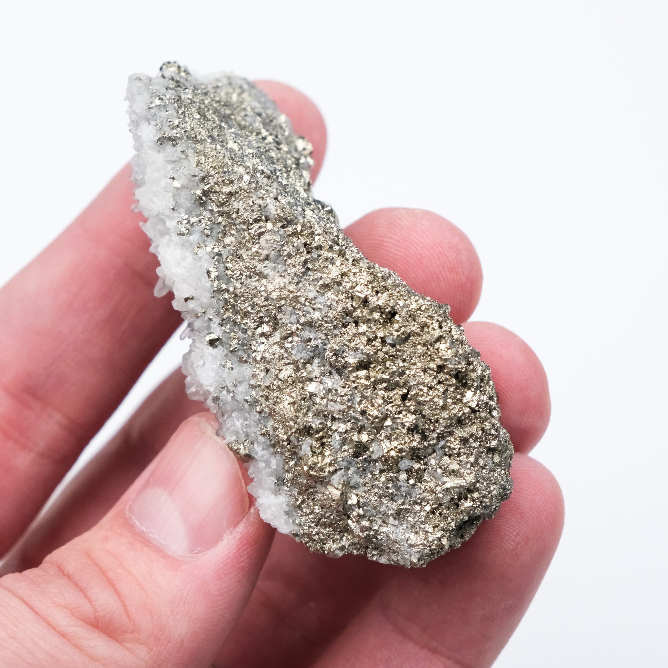 Quartz & Pyrite Cluster - Noctis Studio Crystal and Stone Perth