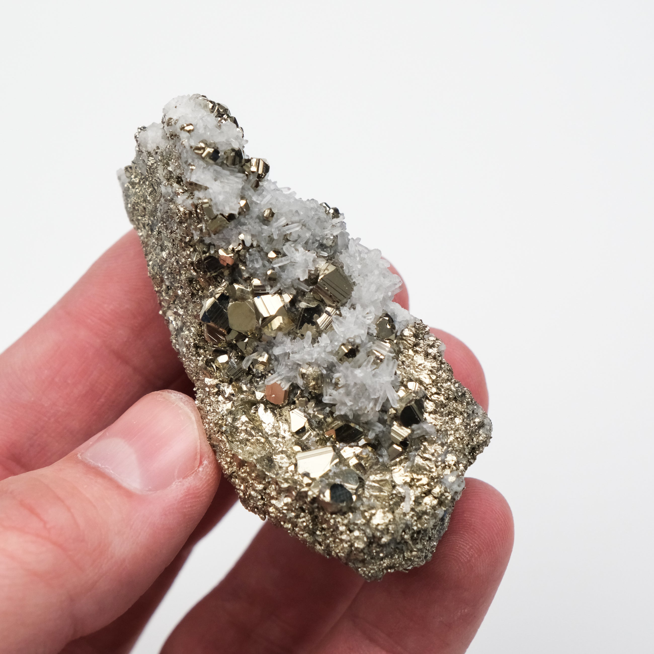 Quartz & Pyrite Cluster - Noctis Studio Crystal and Stone Perth