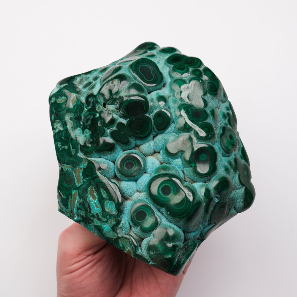 Chrysocolla & Malachite Specimen - Noctis Studio Crystal and Stone Perth