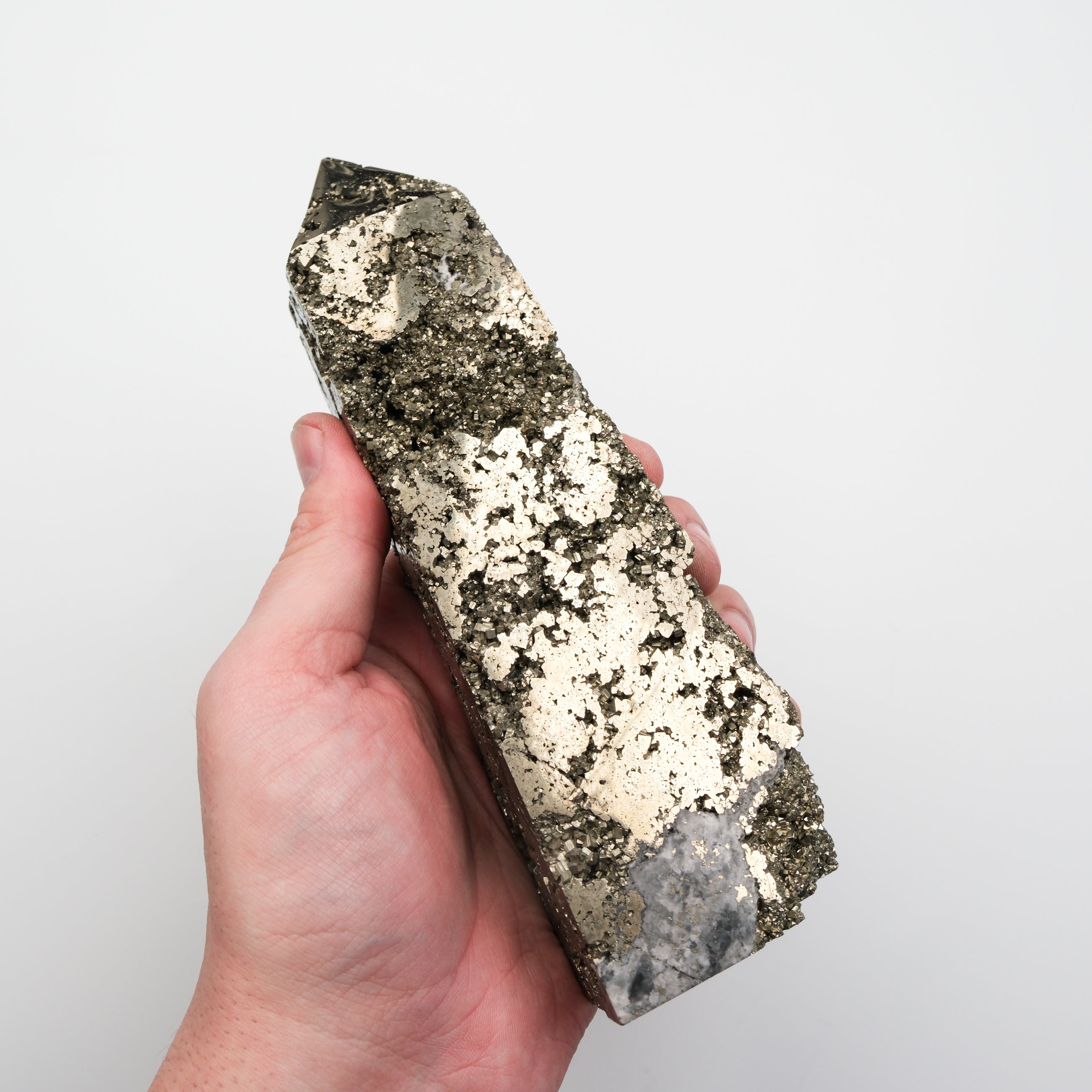 Pyrite Pillar - Noctis Studio Crystal and Stone Perth