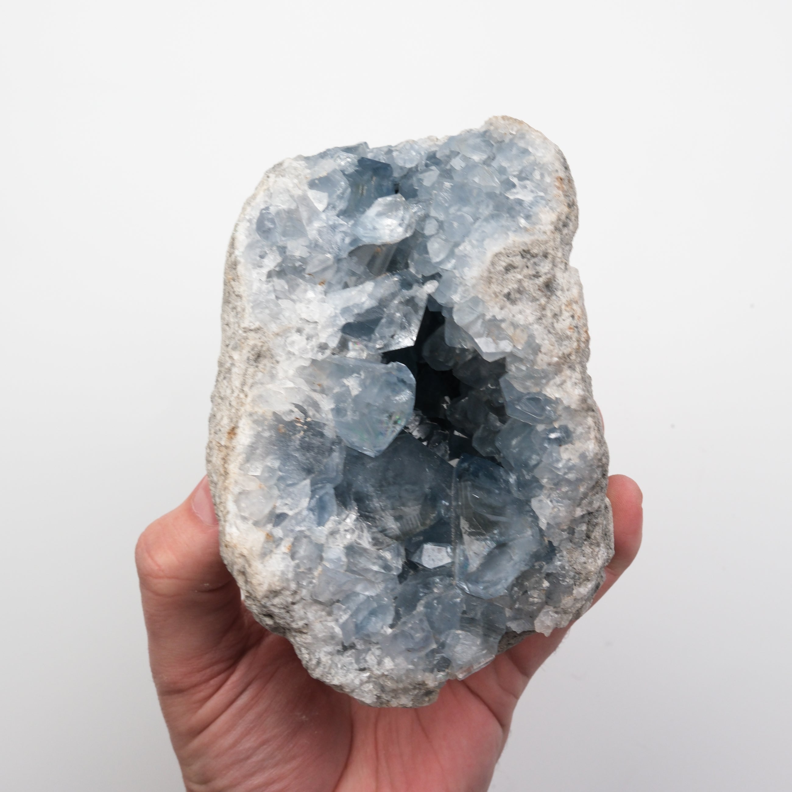 Celestite Geode - Noctis Studio Crystal and Stone Perth