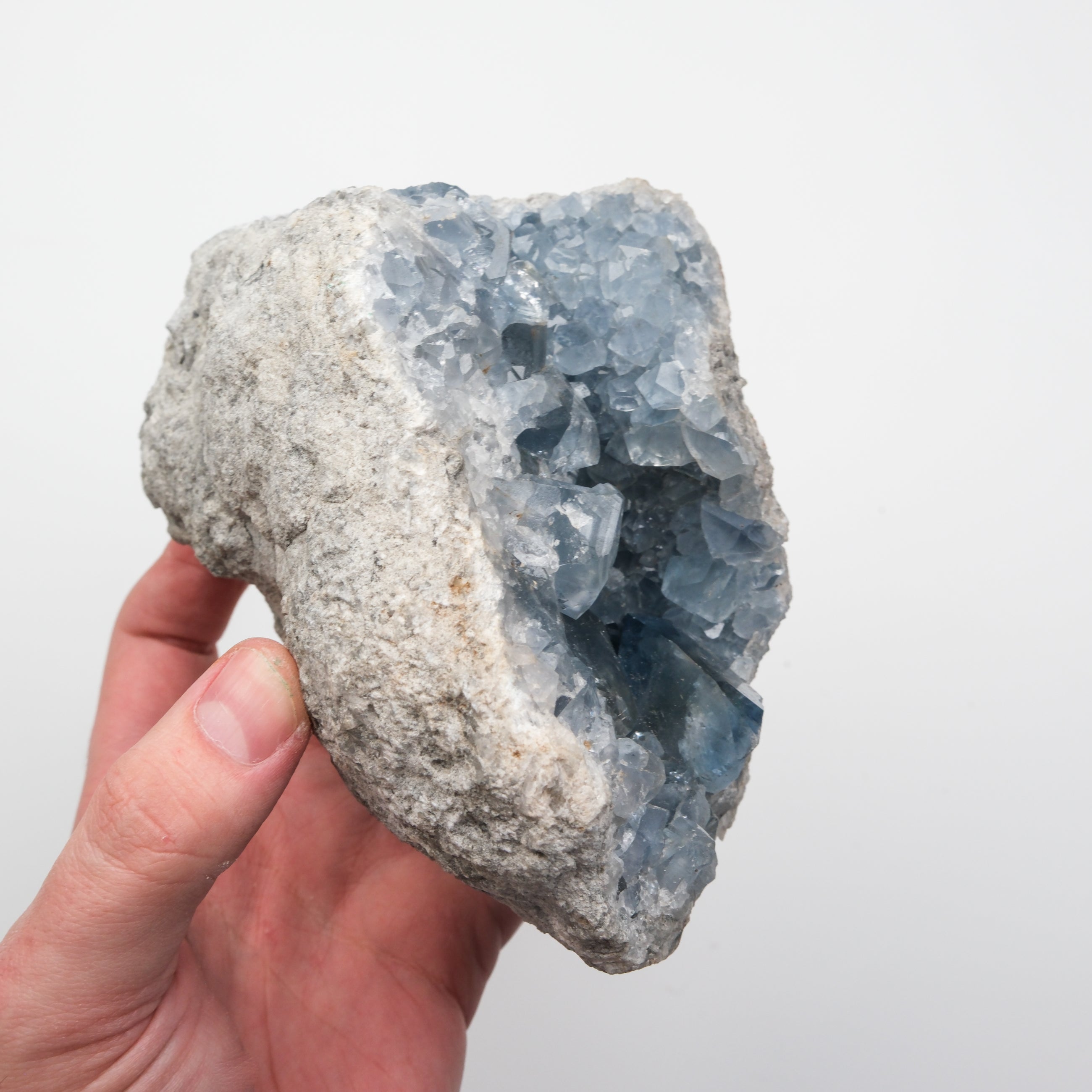 Celestite Geode - Noctis Studio Crystal and Stone Perth