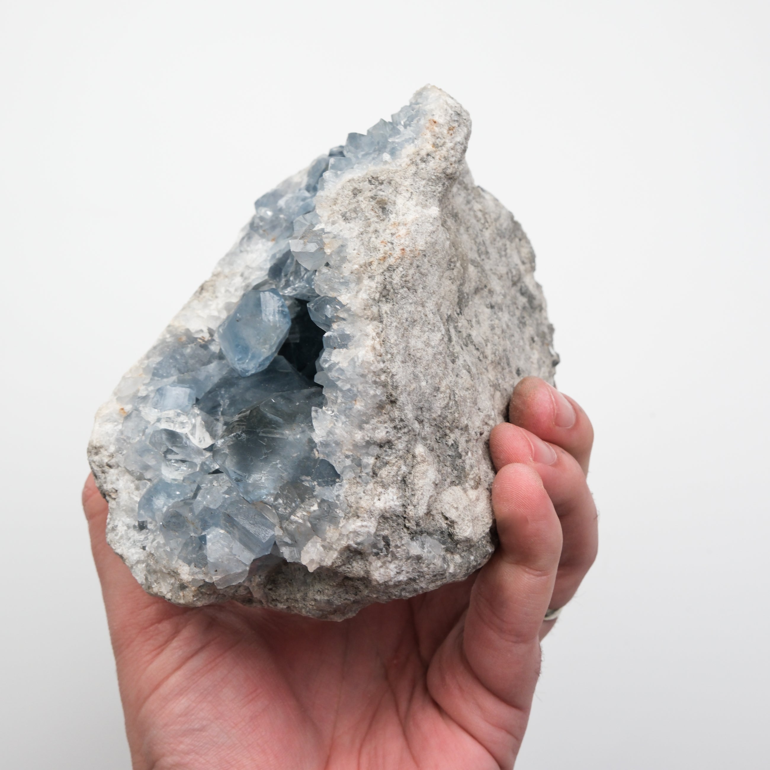 Celestite Geode - Noctis Studio Crystal and Stone Perth