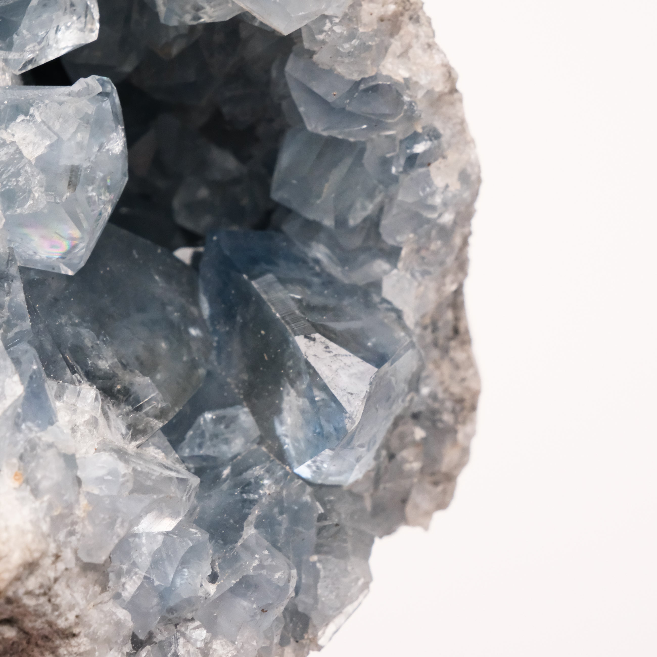 Celestite Geode - Noctis Studio Crystal and Stone Perth