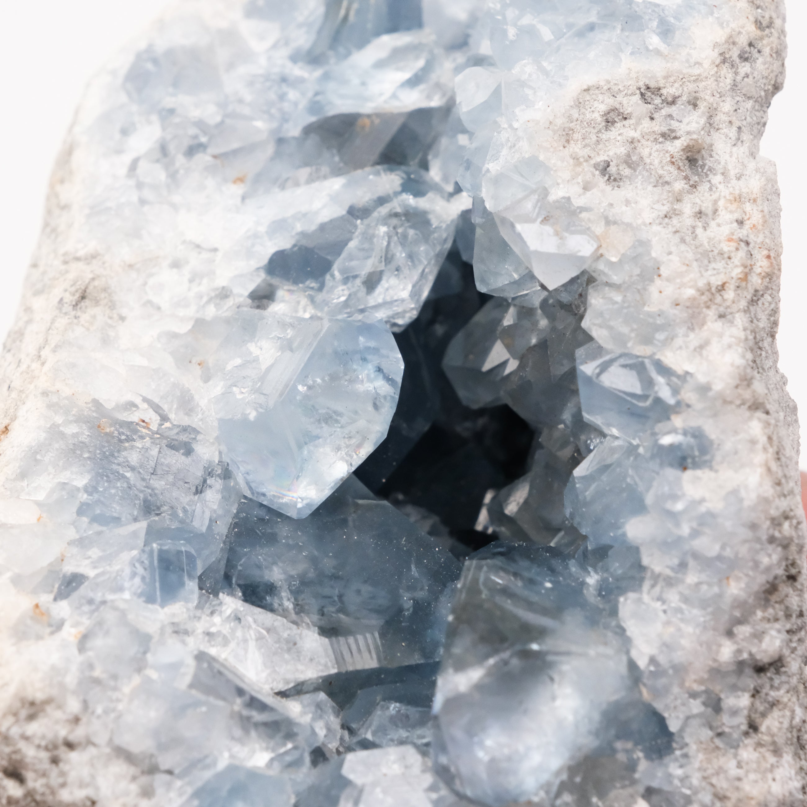 Celestite Geode - Noctis Studio Crystal and Stone Perth
