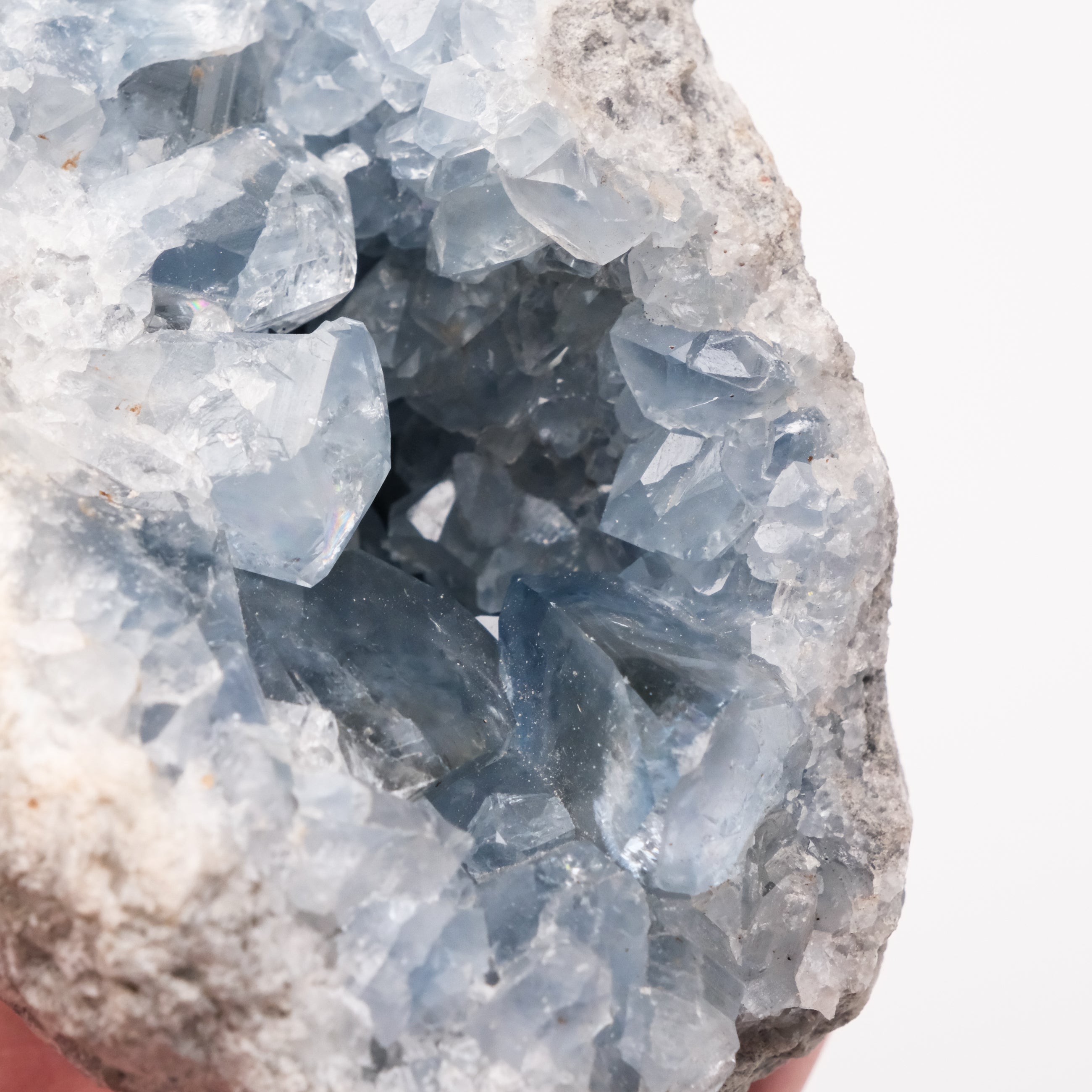Celestite Geode - Noctis Studio Crystal and Stone Perth