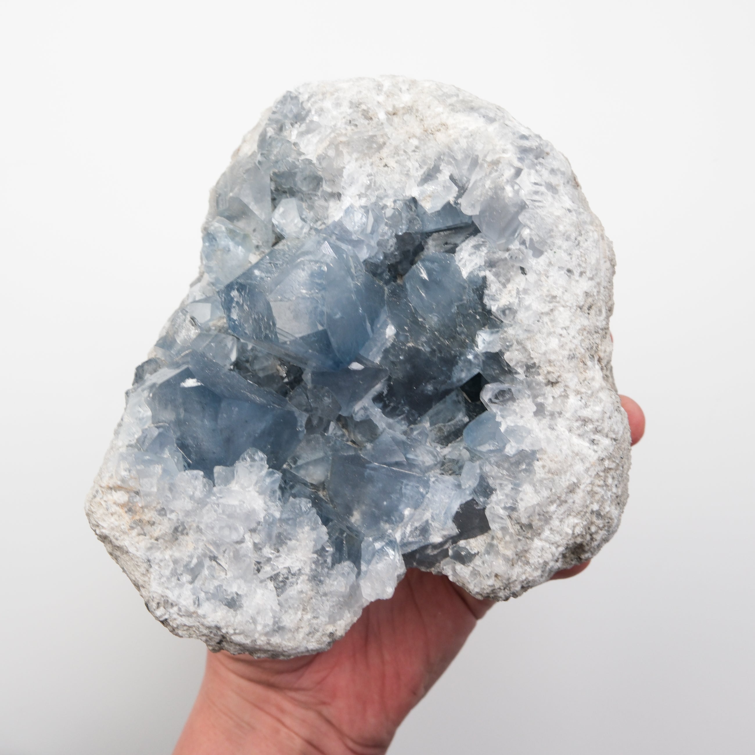 Celestite Geode - Noctis Studio Crystal and Stone Perth
