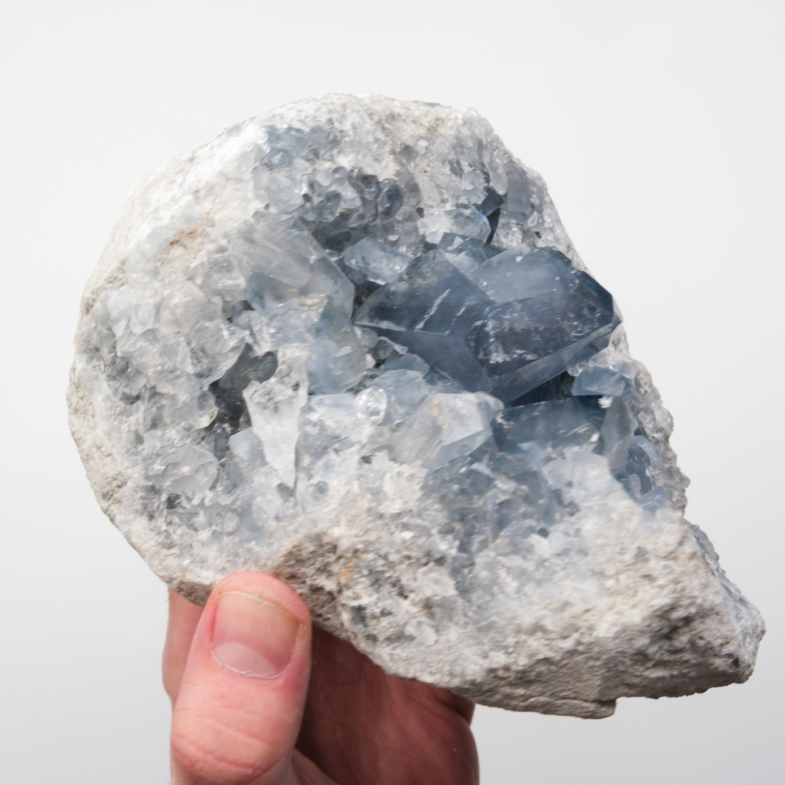 Celestite Geode - Noctis Studio Crystal and Stone Perth