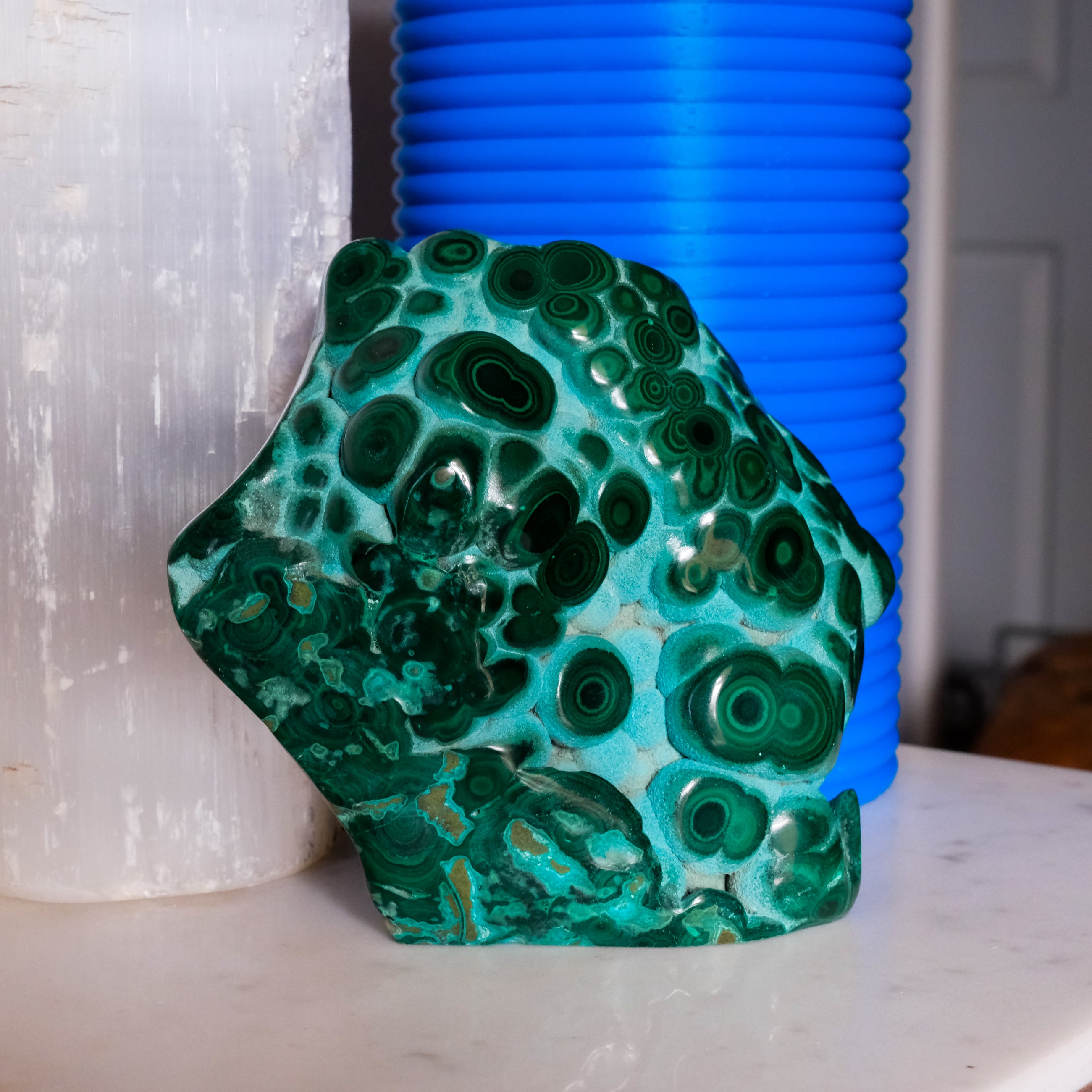 Chrysocolla & Malachite Specimen - Noctis Studio Crystal and Stone Perth