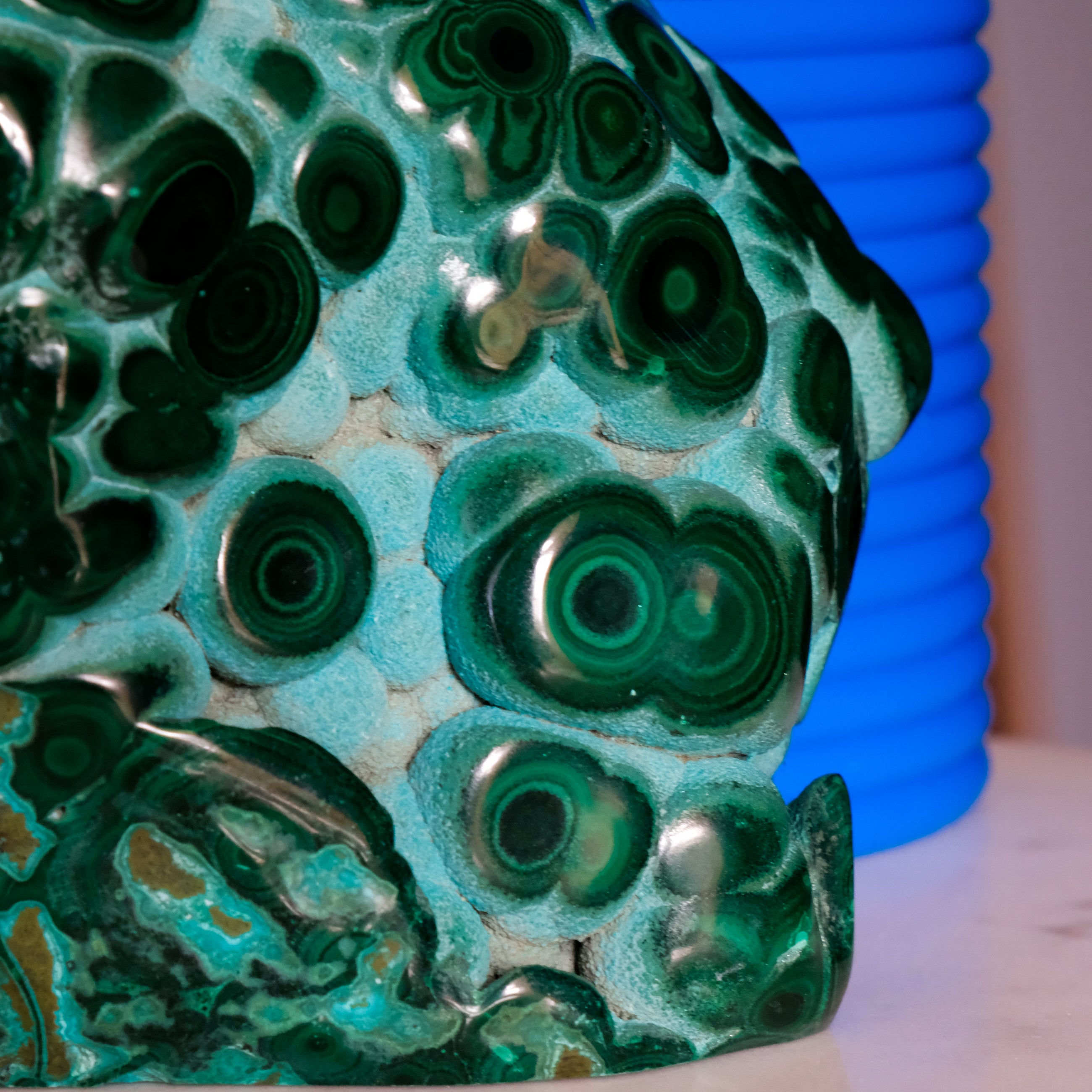 Chrysocolla & Malachite Specimen - Noctis Studio Crystal and Stone Perth