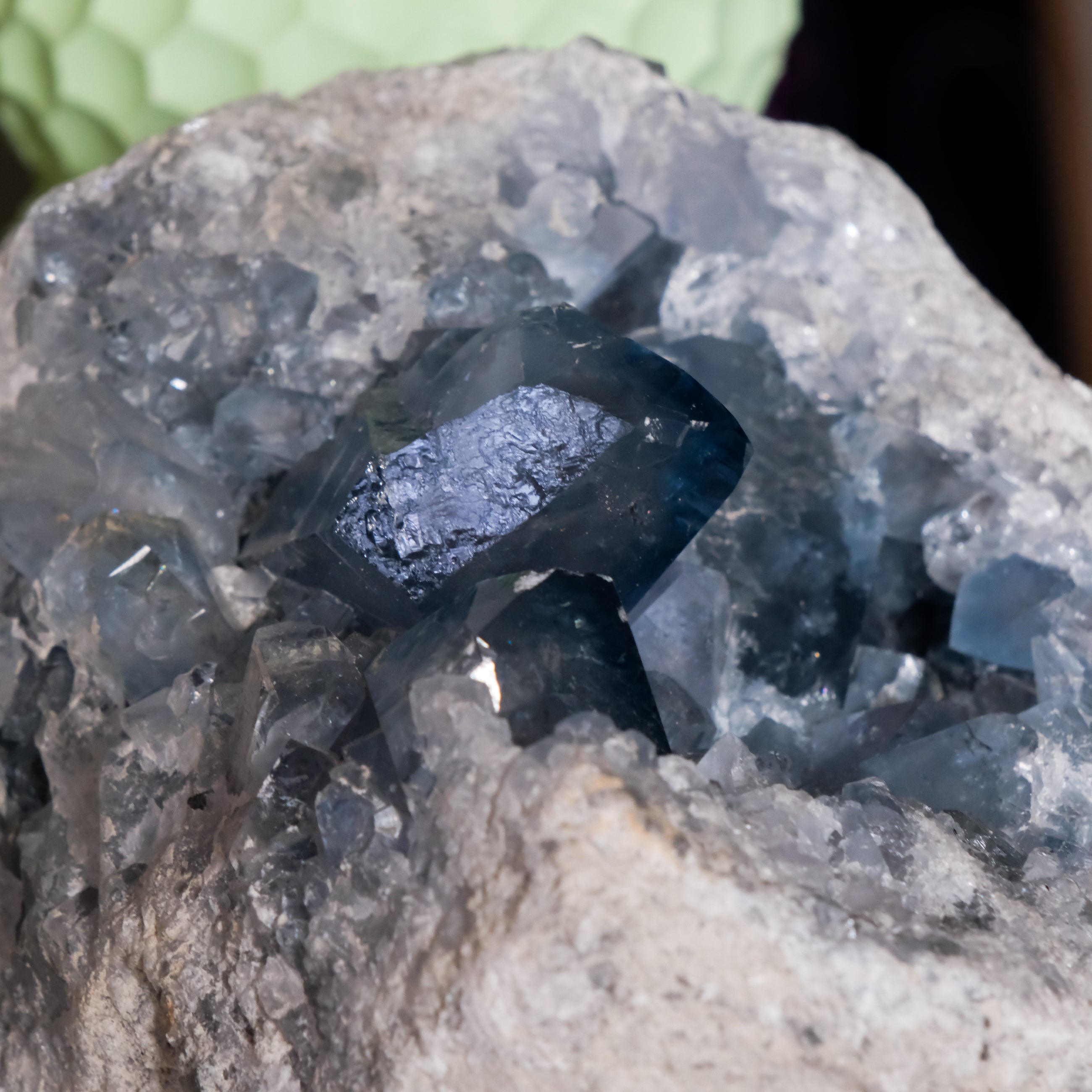 Celestite Geode - Noctis Studio Crystal and Stone Perth