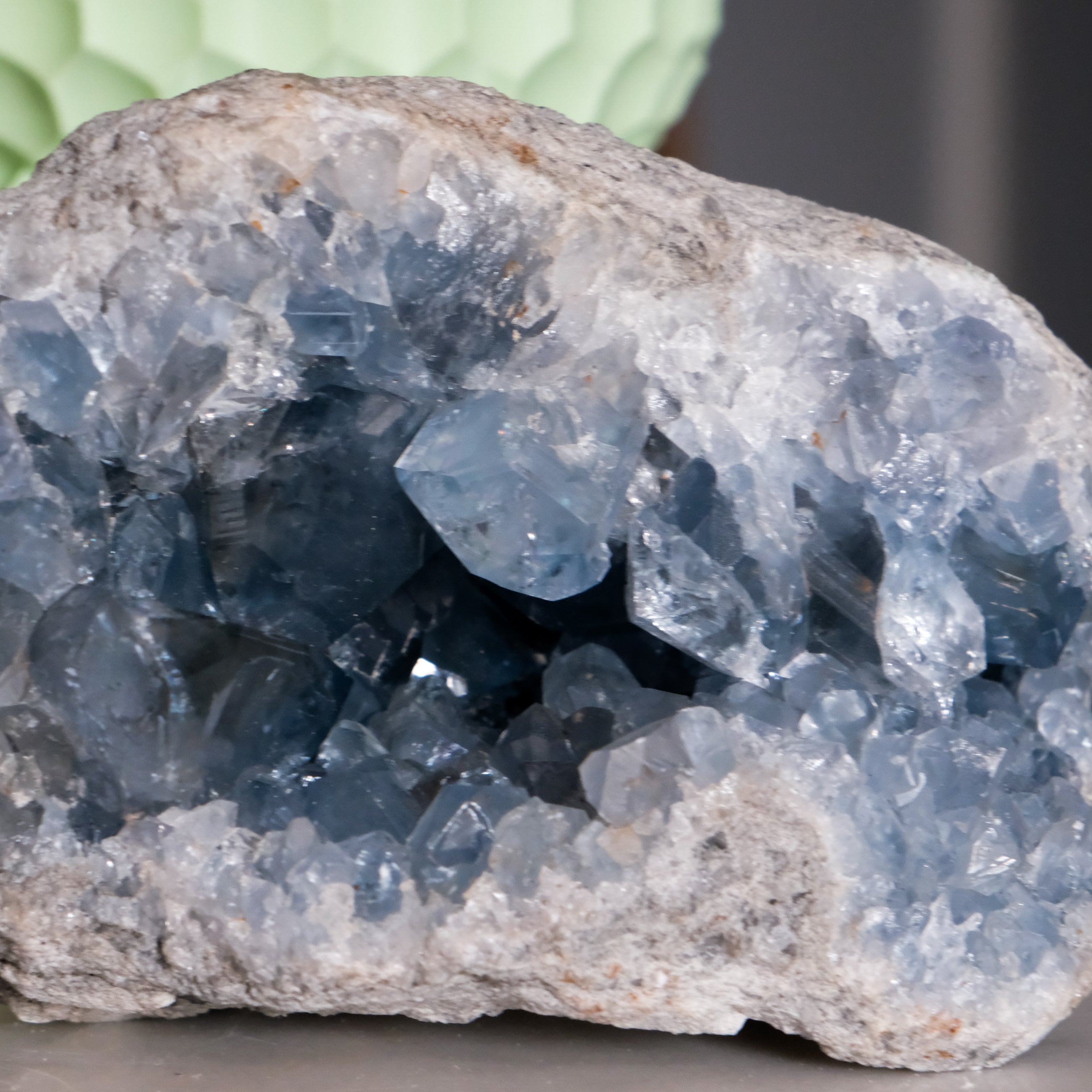 Celestite Geode - Noctis Studio Crystal and Stone Perth