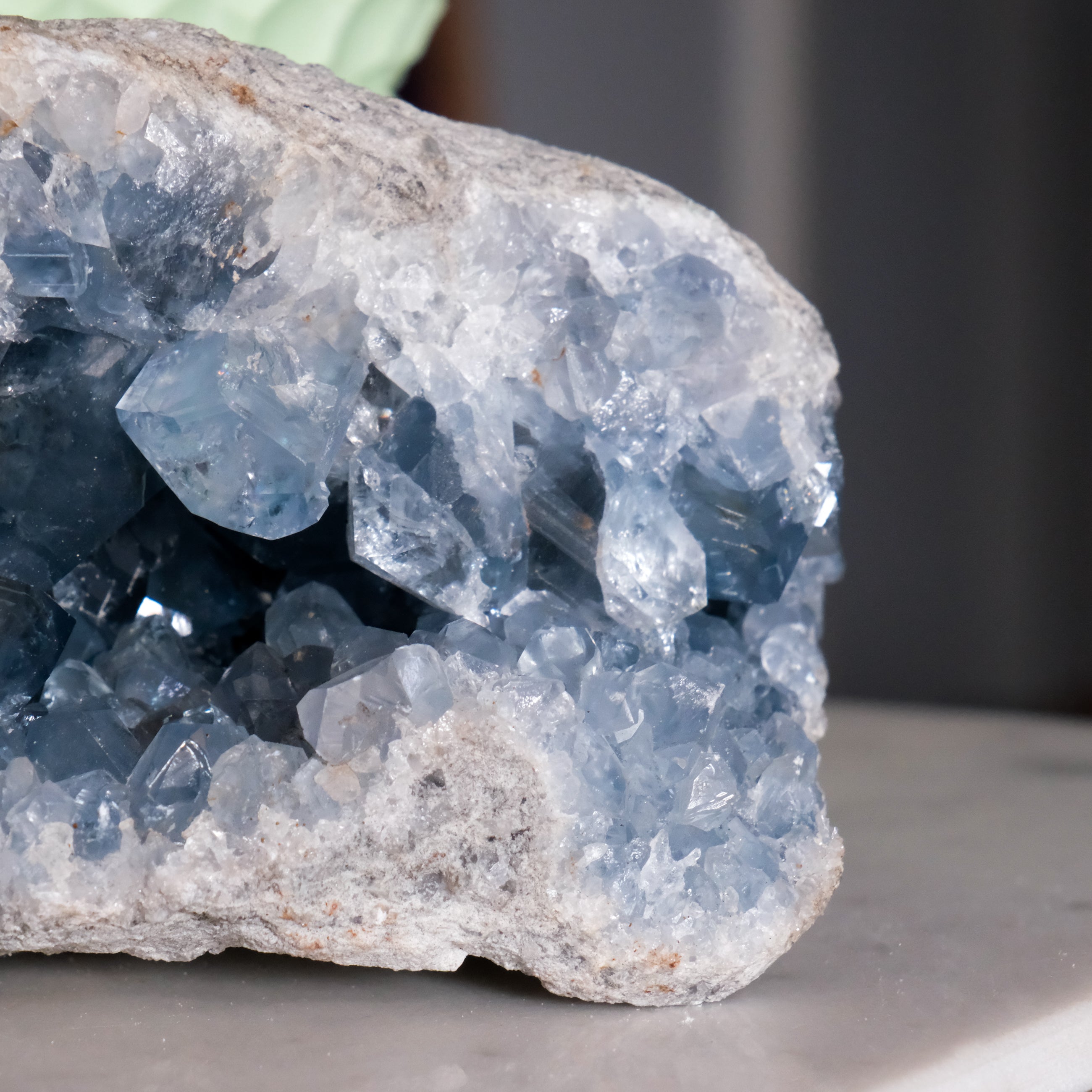 Celestite Geode - Noctis Studio Crystal and Stone Perth