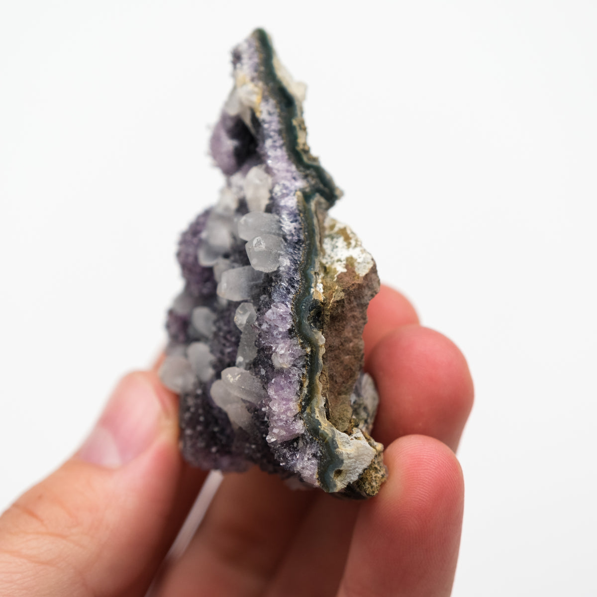 Amethyst & Chalcedony Specimen-2