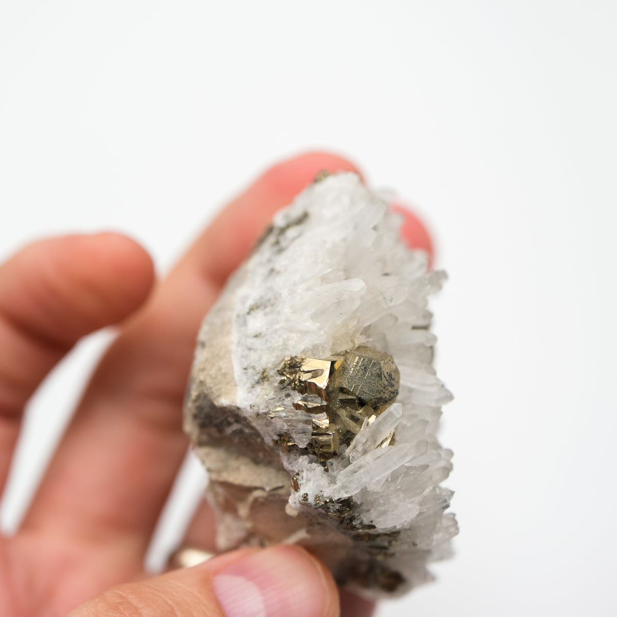 Quartz & Pyrite Cluster-2