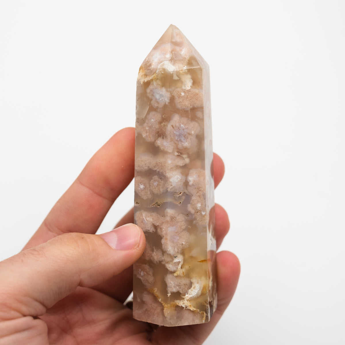 Flower Agate Pillar-3