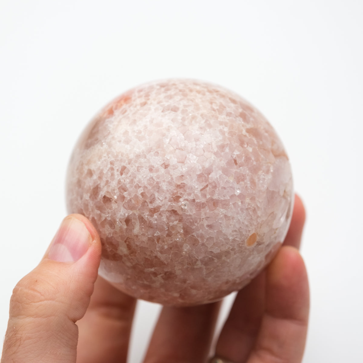 Flower Agate Sphere-4