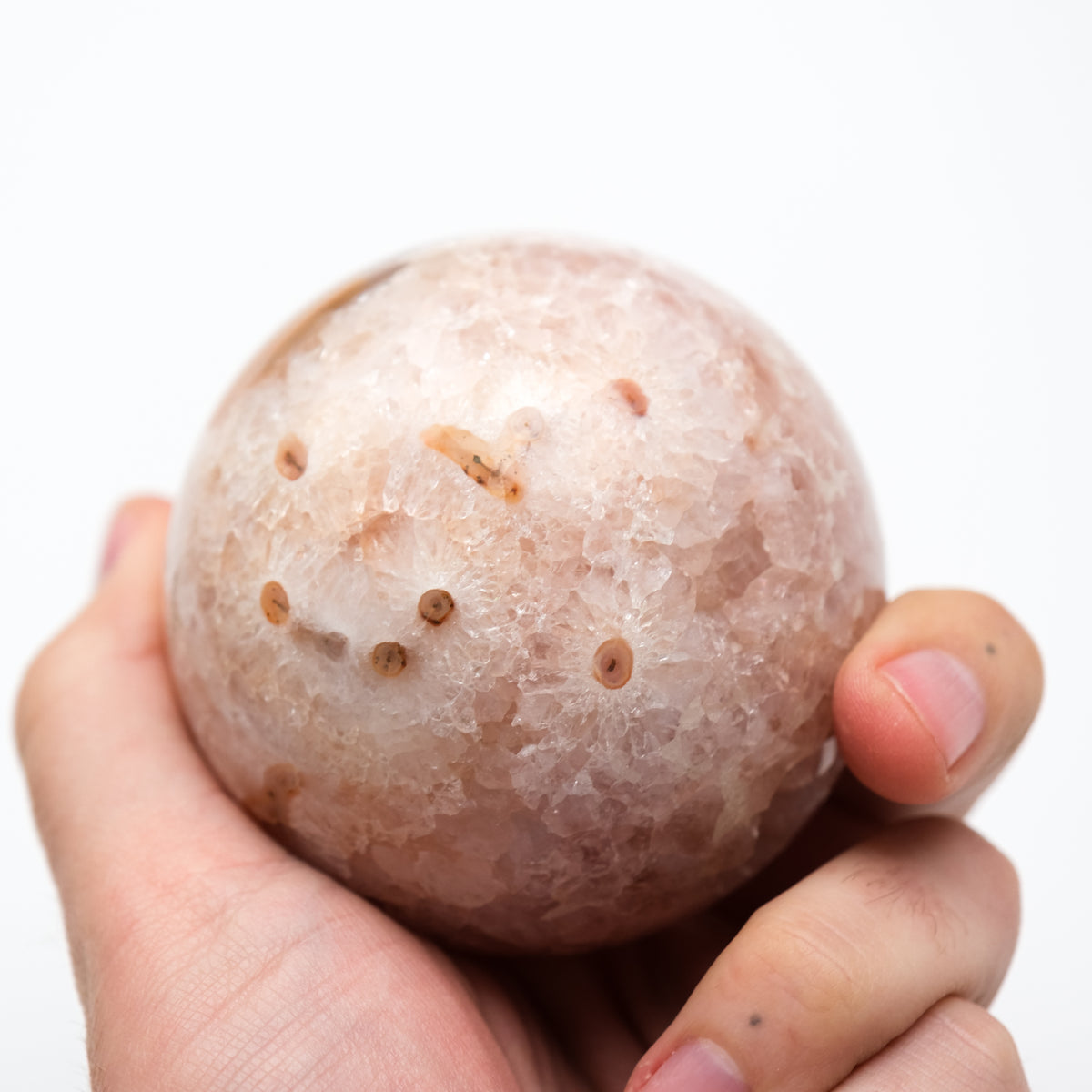 Flower Agate Sphere-6