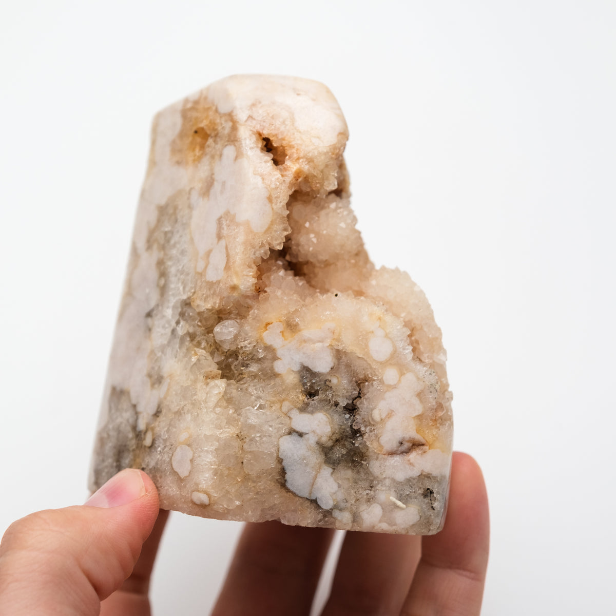 Flower Agate Pillar-1