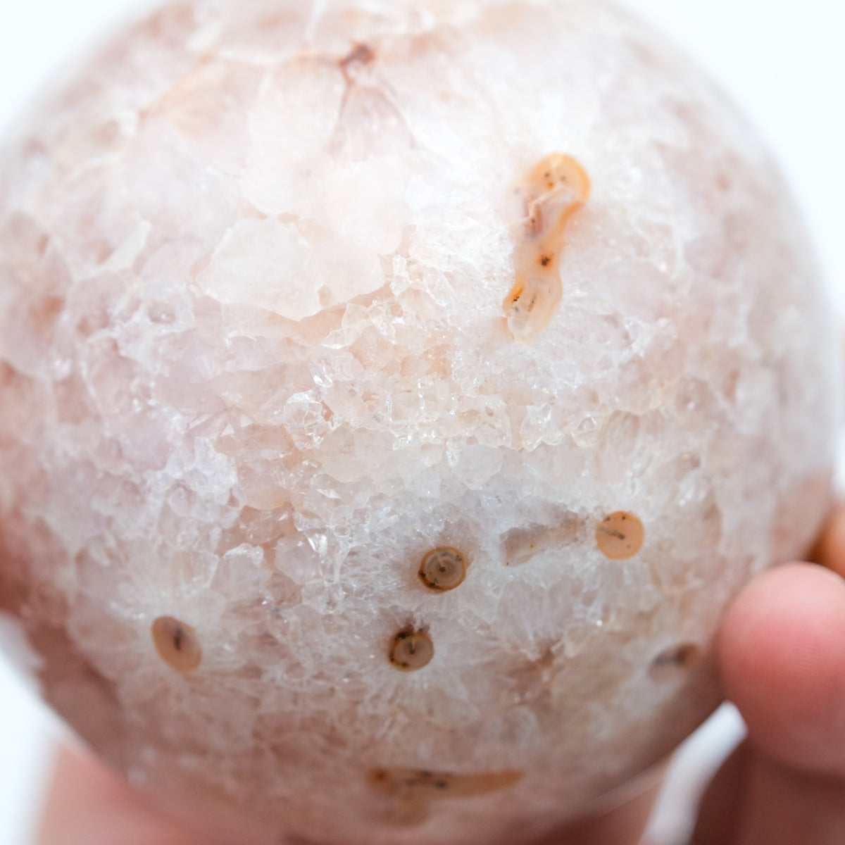 Flower Agate Sphere-8