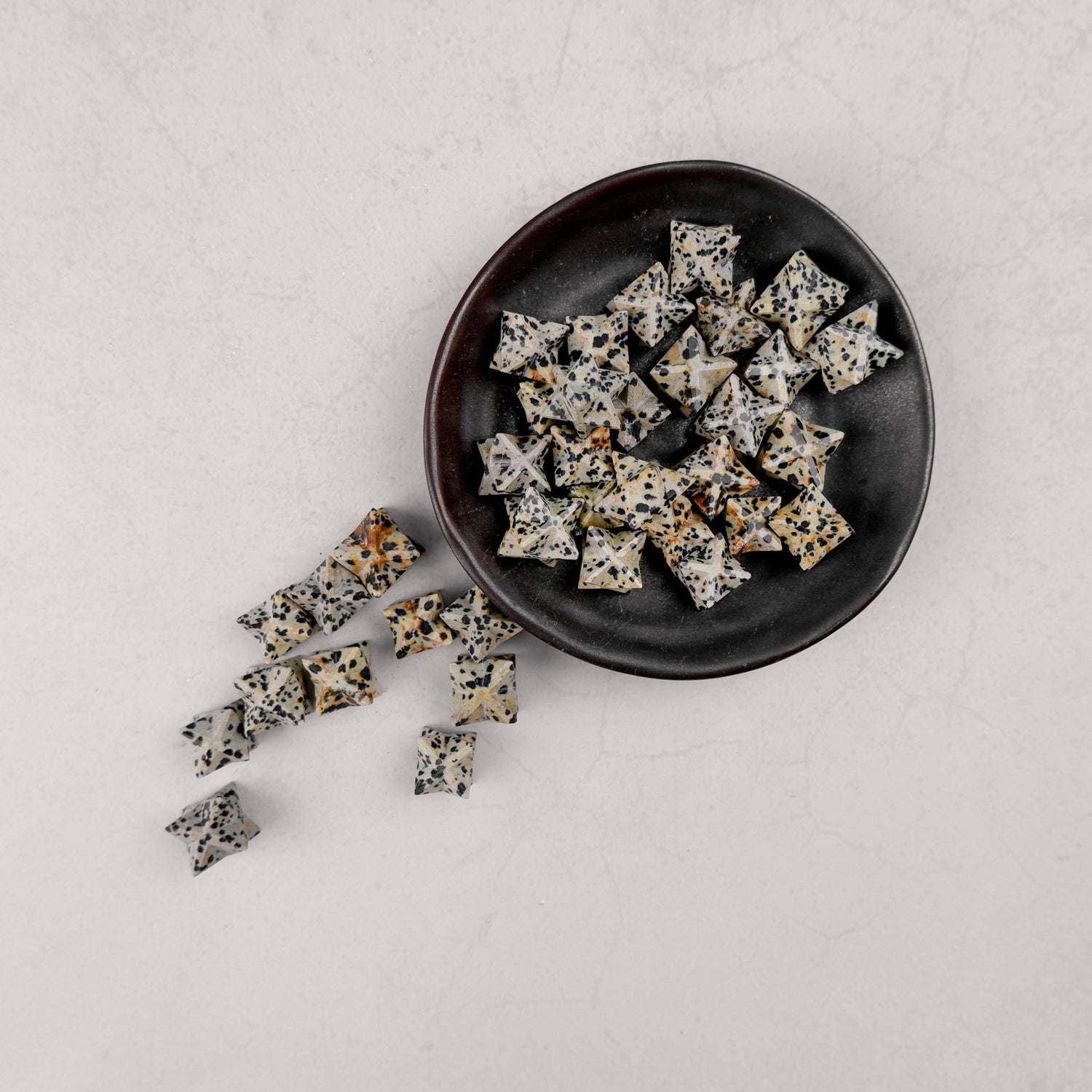 Dalmatian Star by Noctis Studio, a decorative star ornament with a Dalmatian print design, shown in the image.