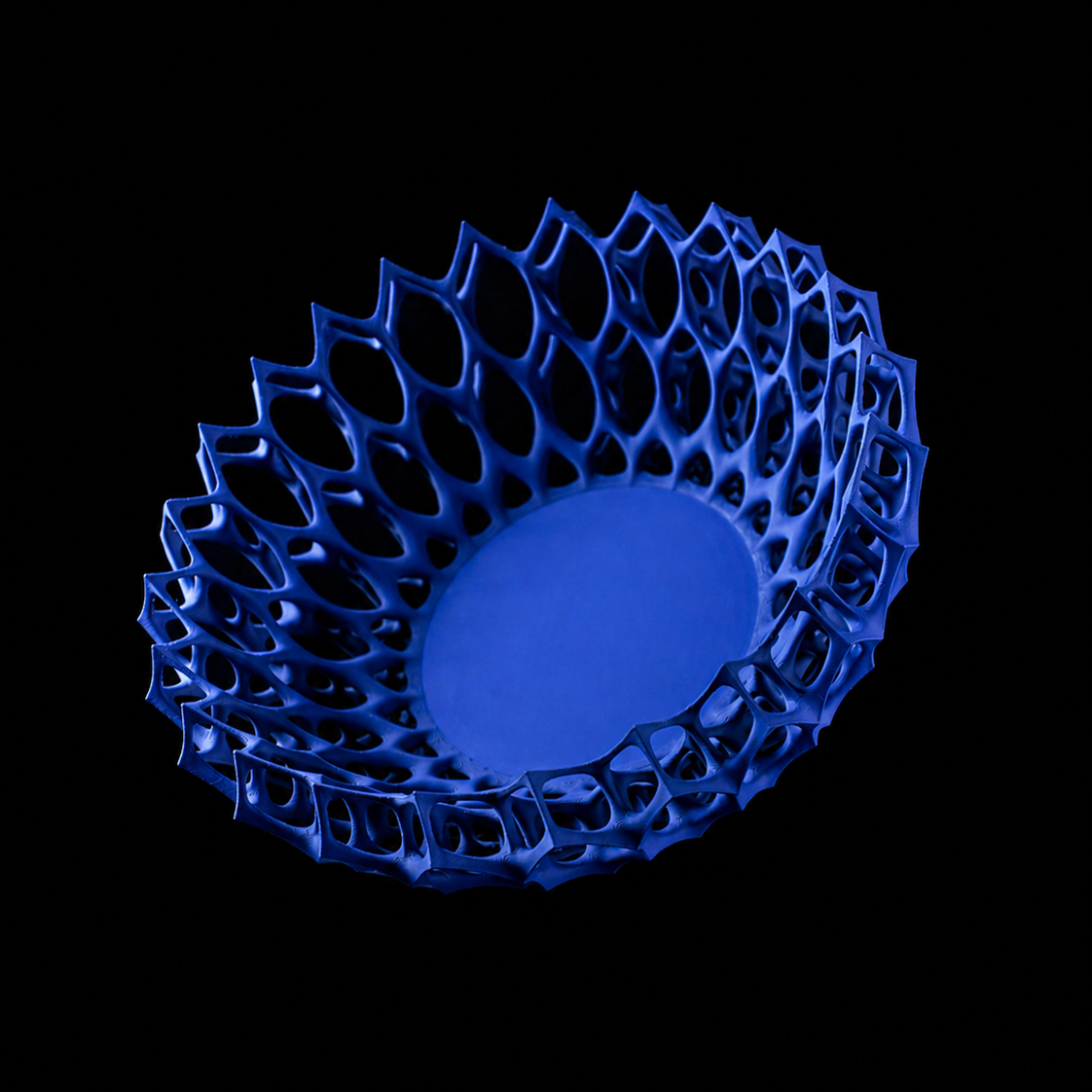 Modern Machine Nest Bowl, a sleek ceramic bowl with a matte black finish, designed for serving or decorative use.