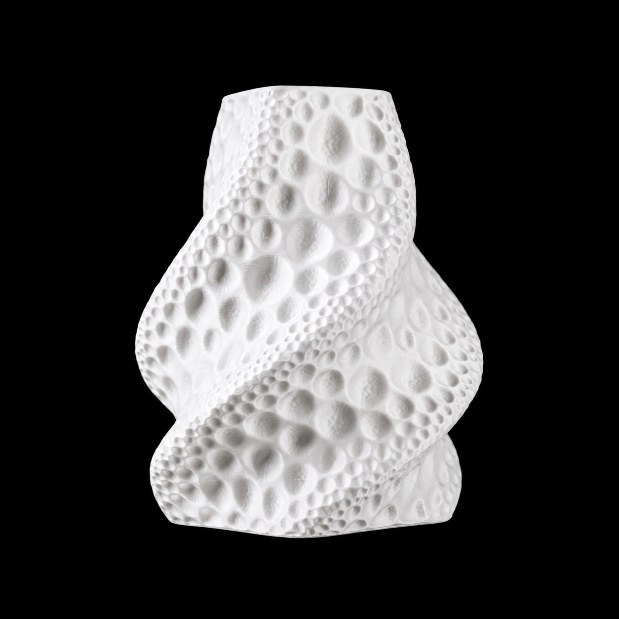 Modern Machine Driftcell Vase with a sleek, minimalist design, featuring a clear glass body perfect for floral arrangements.