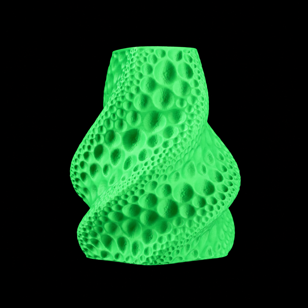Modern Machine Driftcell Vase with sleek, minimalist glass design and smooth curved shape.