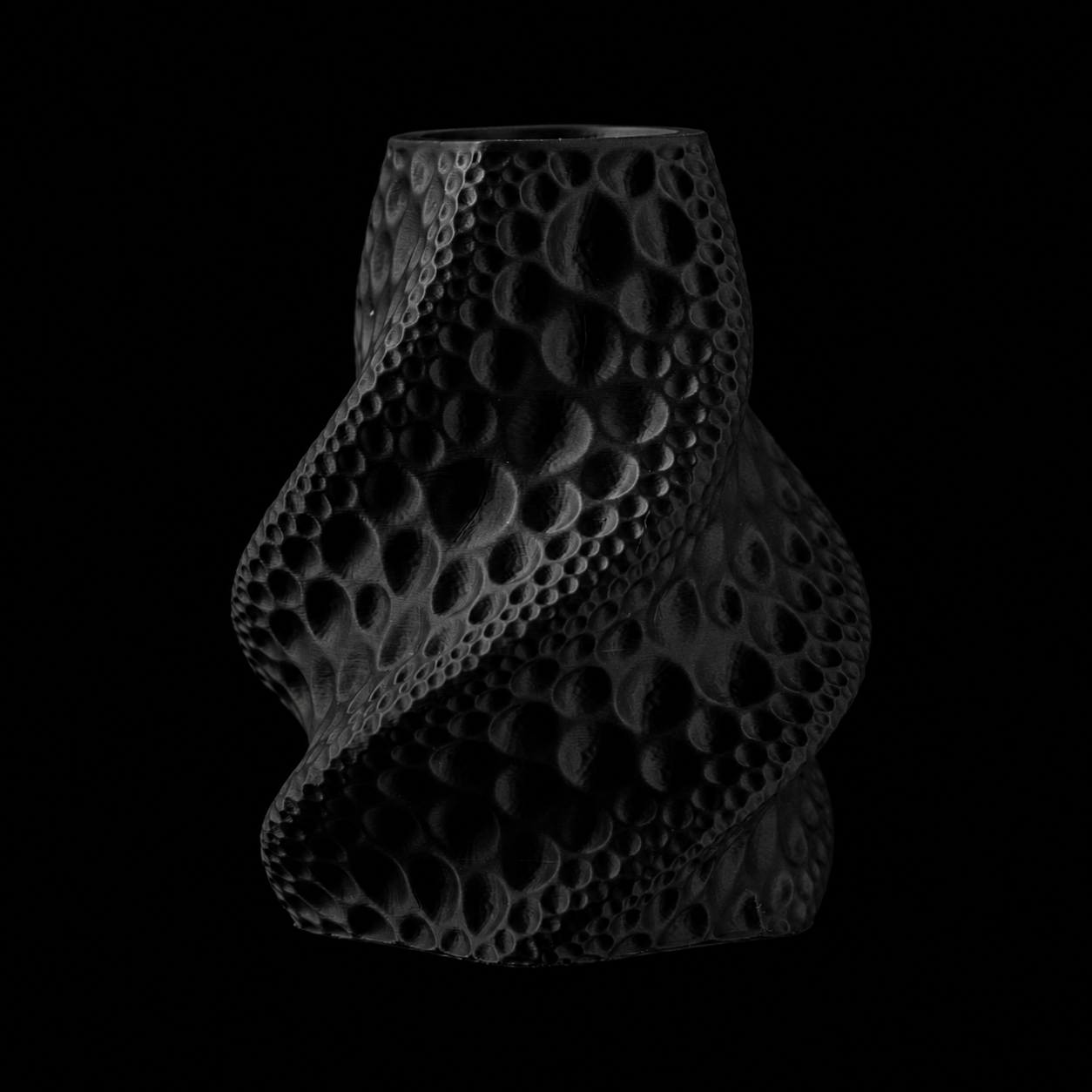 Modern Machine Driftcell Vase with a sleek, minimalist design, featuring a clear glass body and contemporary style.