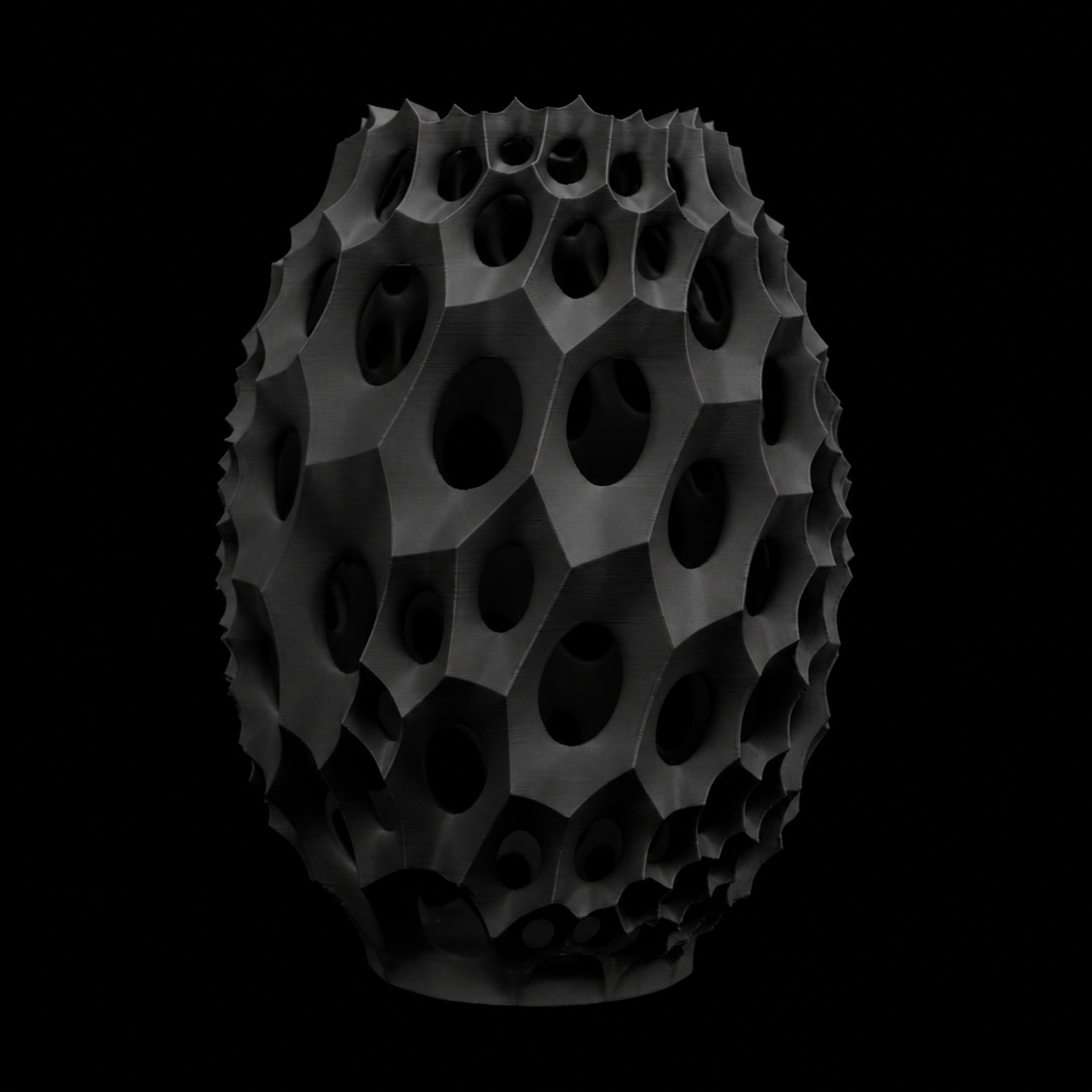 Modern Machine lattice vase with a geometric, open lattice design in neutral tones, perfect for elegant home decor.