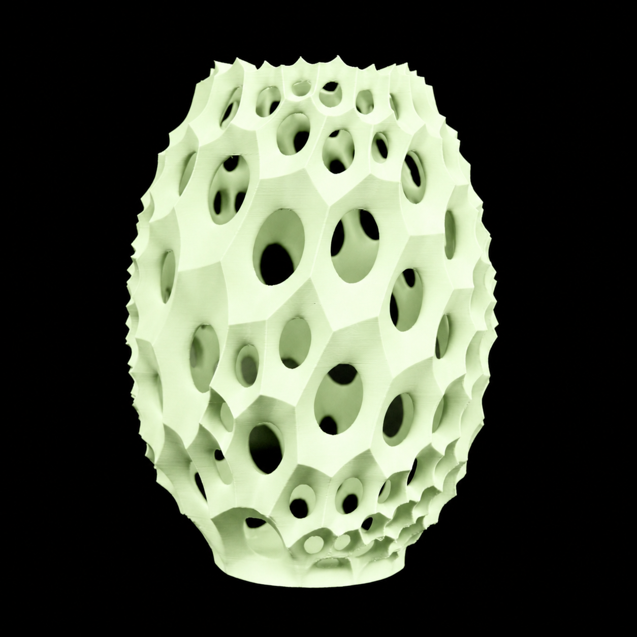 Modern Machine lattice vase with intricate geometric lattice design, ceramic finish, and stylish decorative appearance.
