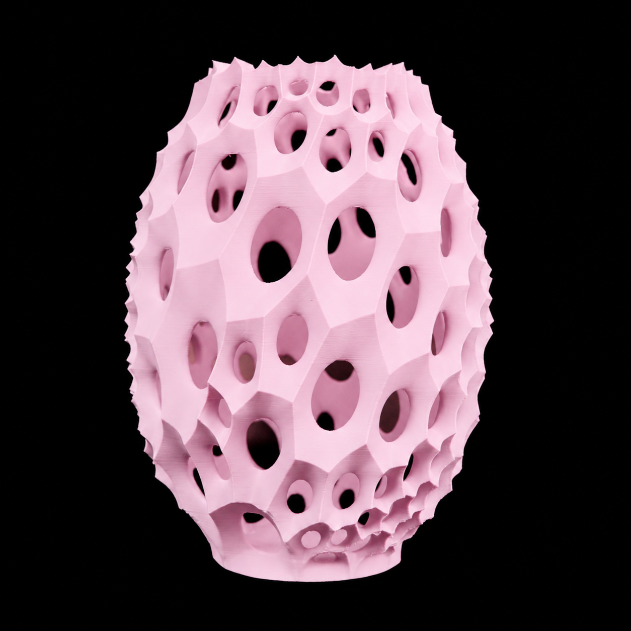Modern Machine lattice vase with intricate geometric lattice pattern in a sleek, contemporary design.