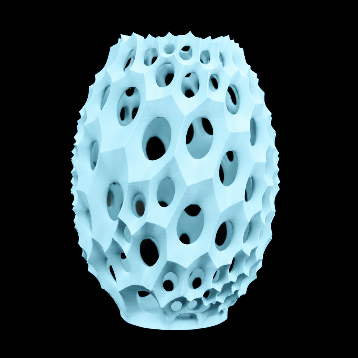 Modern Machine lattice vase with intricate lattice design, smooth ceramic surface, and elegant shape for decorative floral arrangements.
