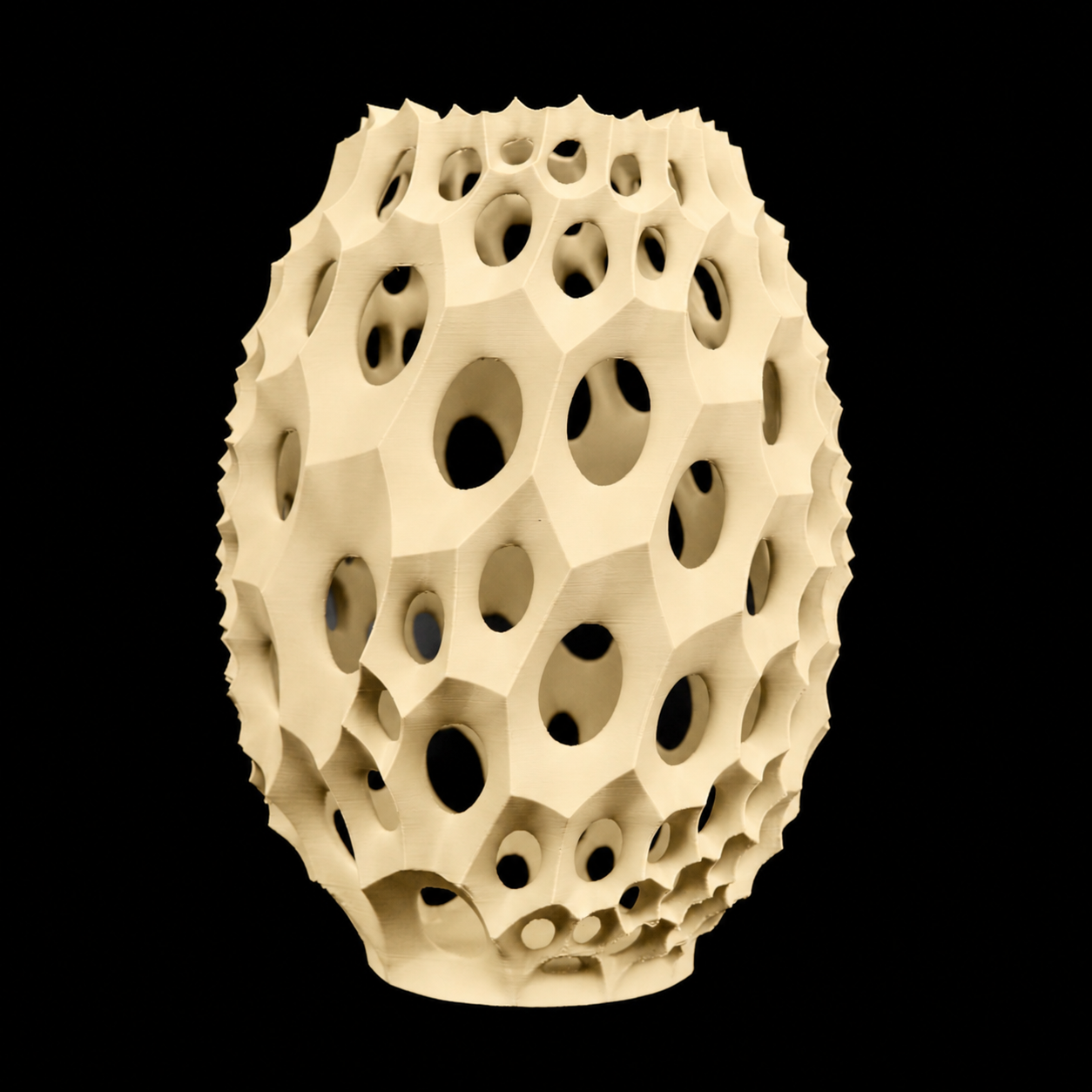 Modern Machine Lattice Vase with a geometric lattice design in ceramic, ideal for decorative floral arrangements.