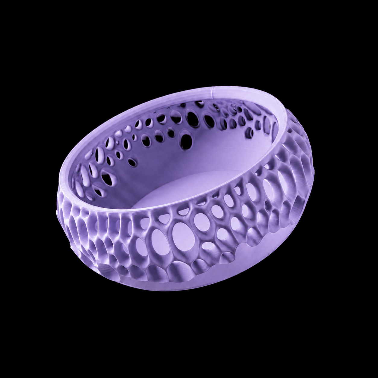 Modern Machine lattice bowl with intricate lattice pattern, ceramic bowl perfect for serving or display.