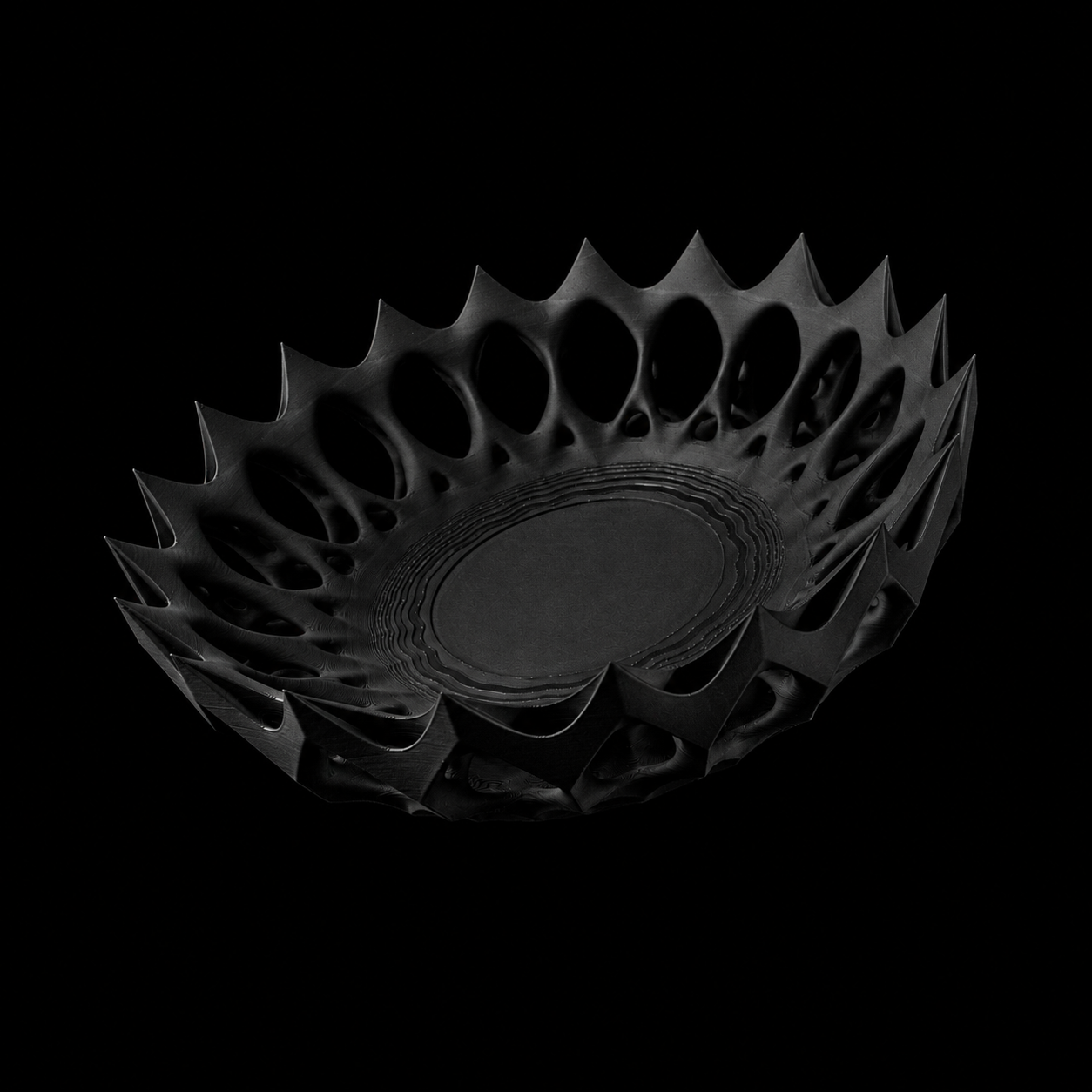 Modern Machine nest trinket tray in a bowl shape, perfect for jewelry and small accessories, with a sleek, minimalist design.